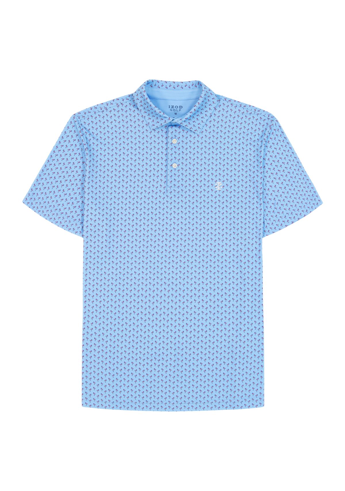 Flamingo Printed Polo Shirt