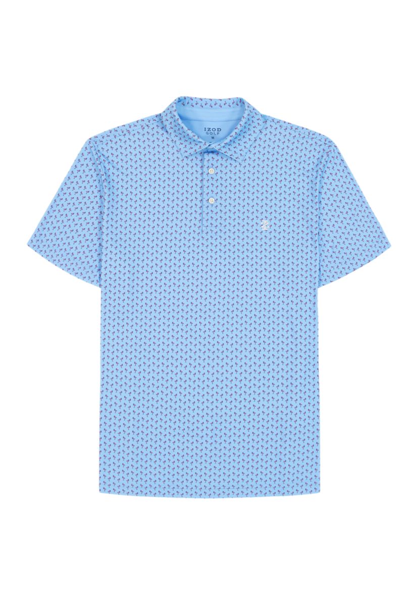 Flamingo Printed Polo Shirt