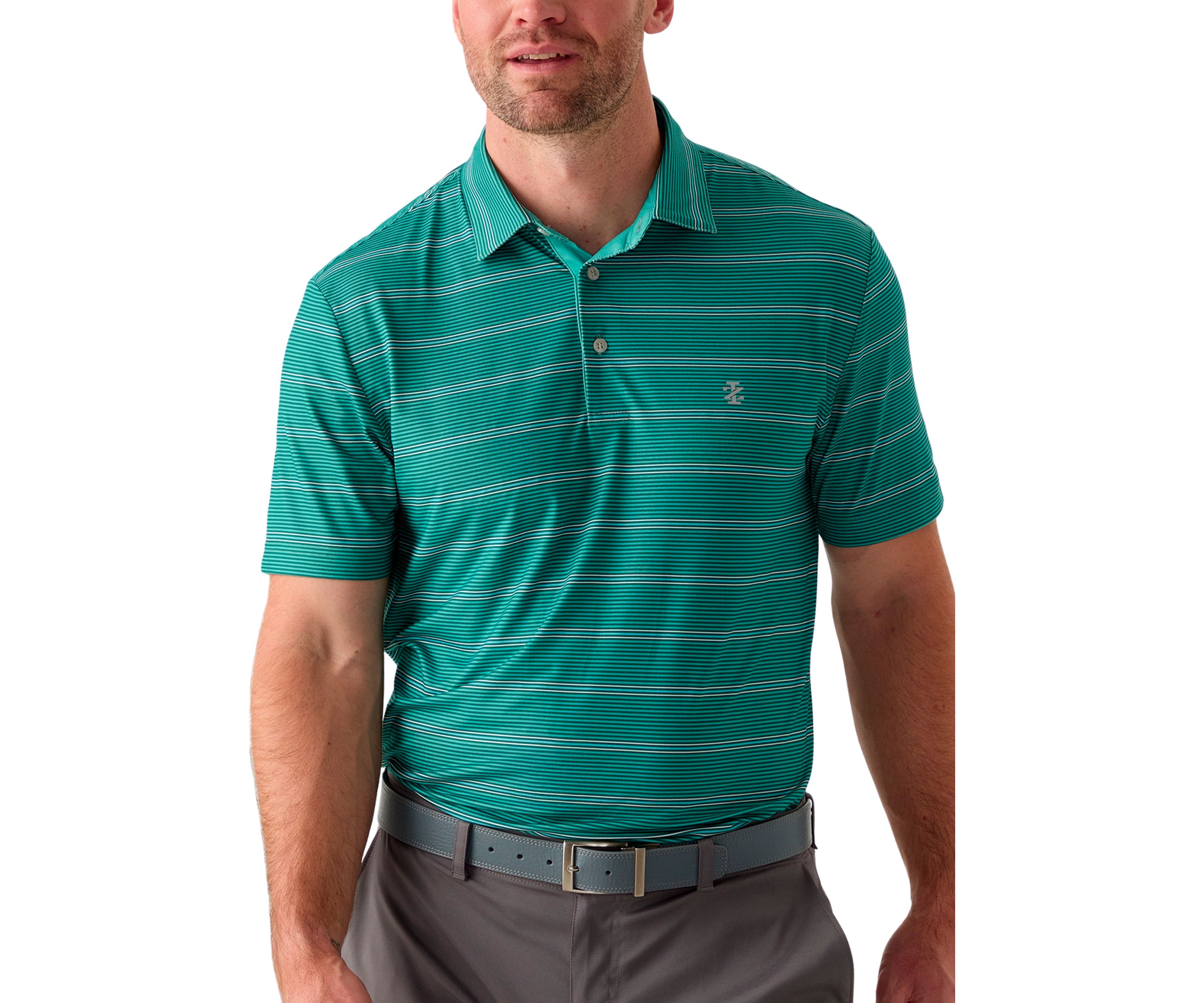 Multicolored Stripe Polo Shirt