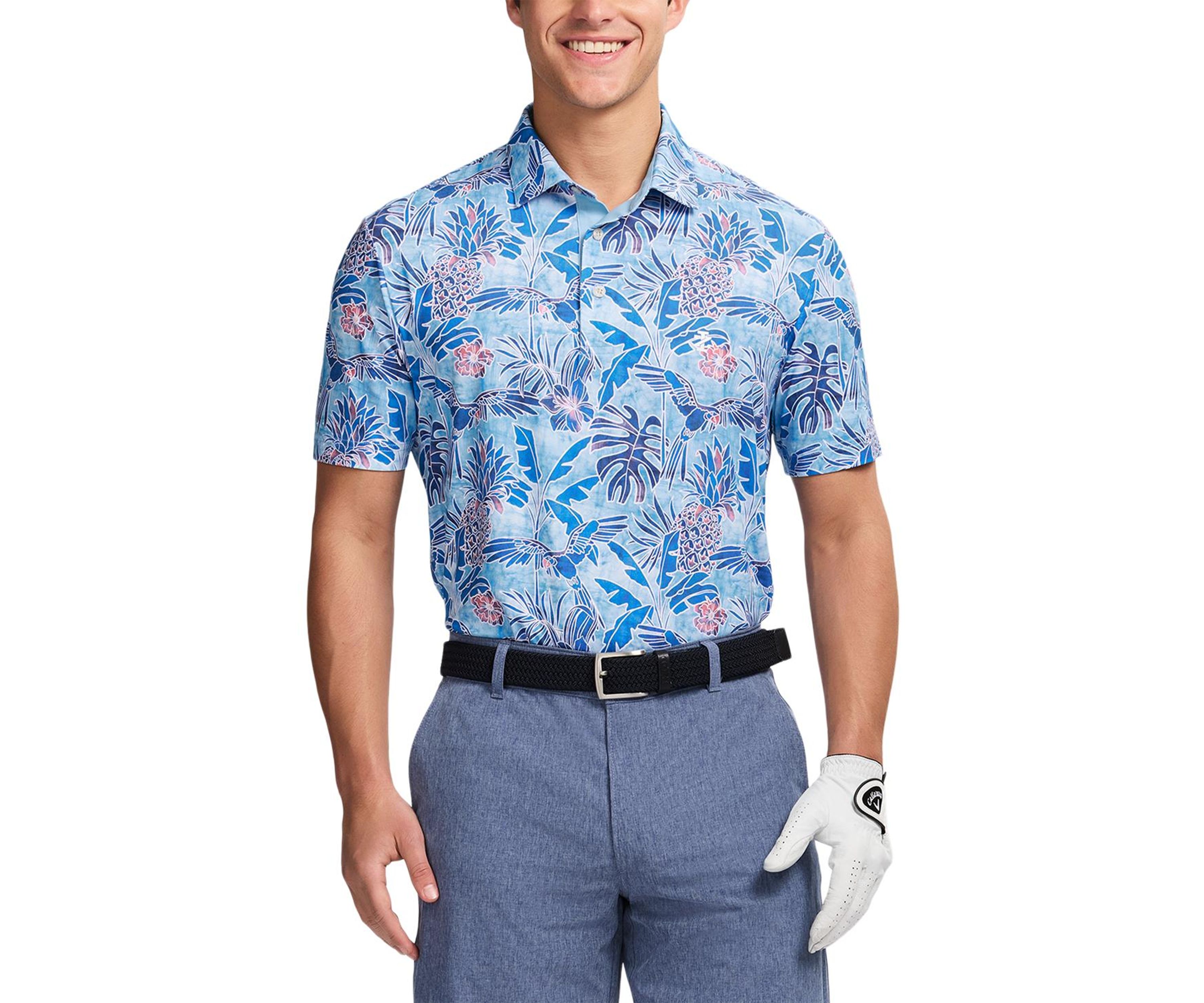 SwingFlex Elite Fashion Print Polo Shirt
