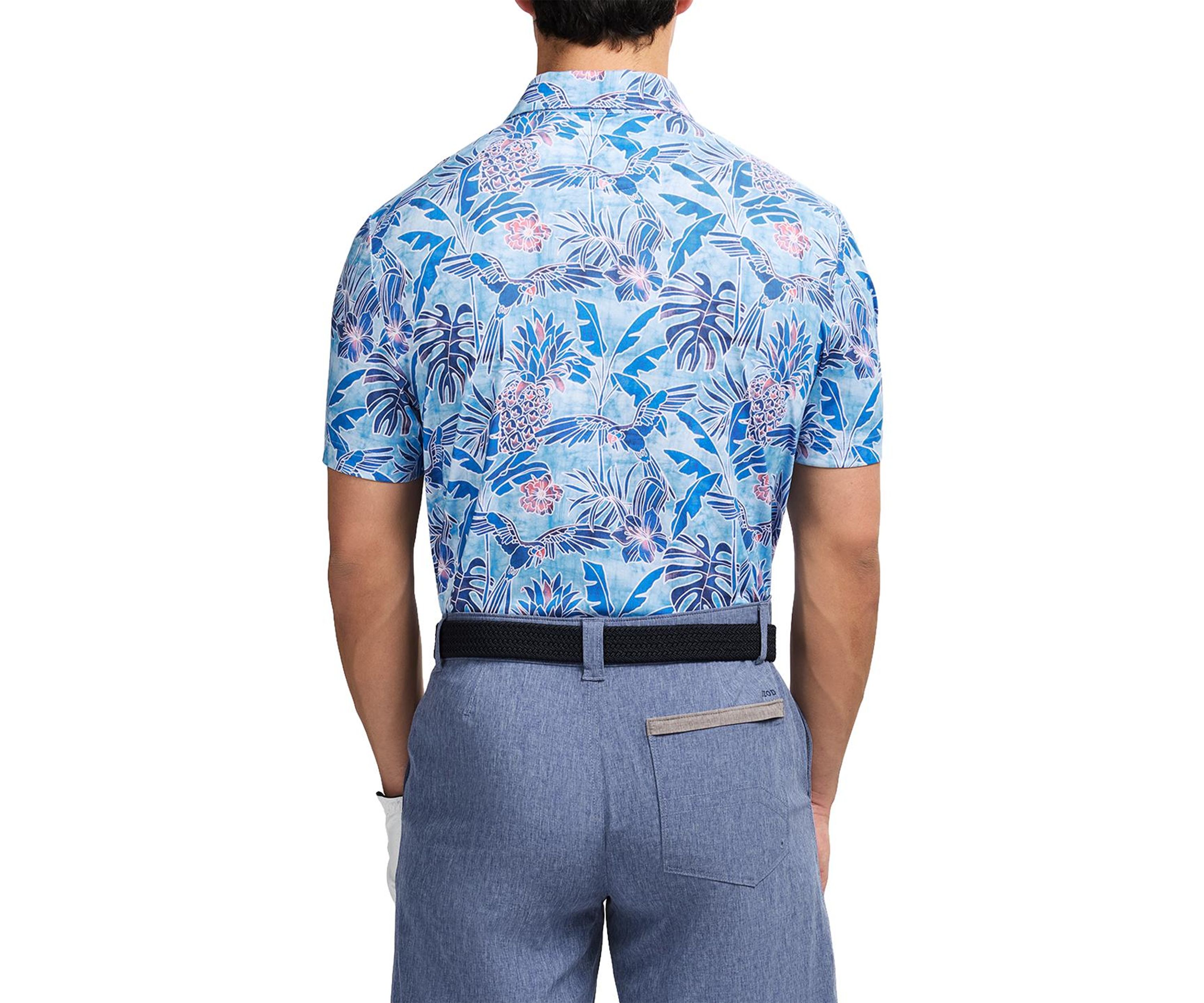SwingFlex Elite Fashion Print Polo Shirt