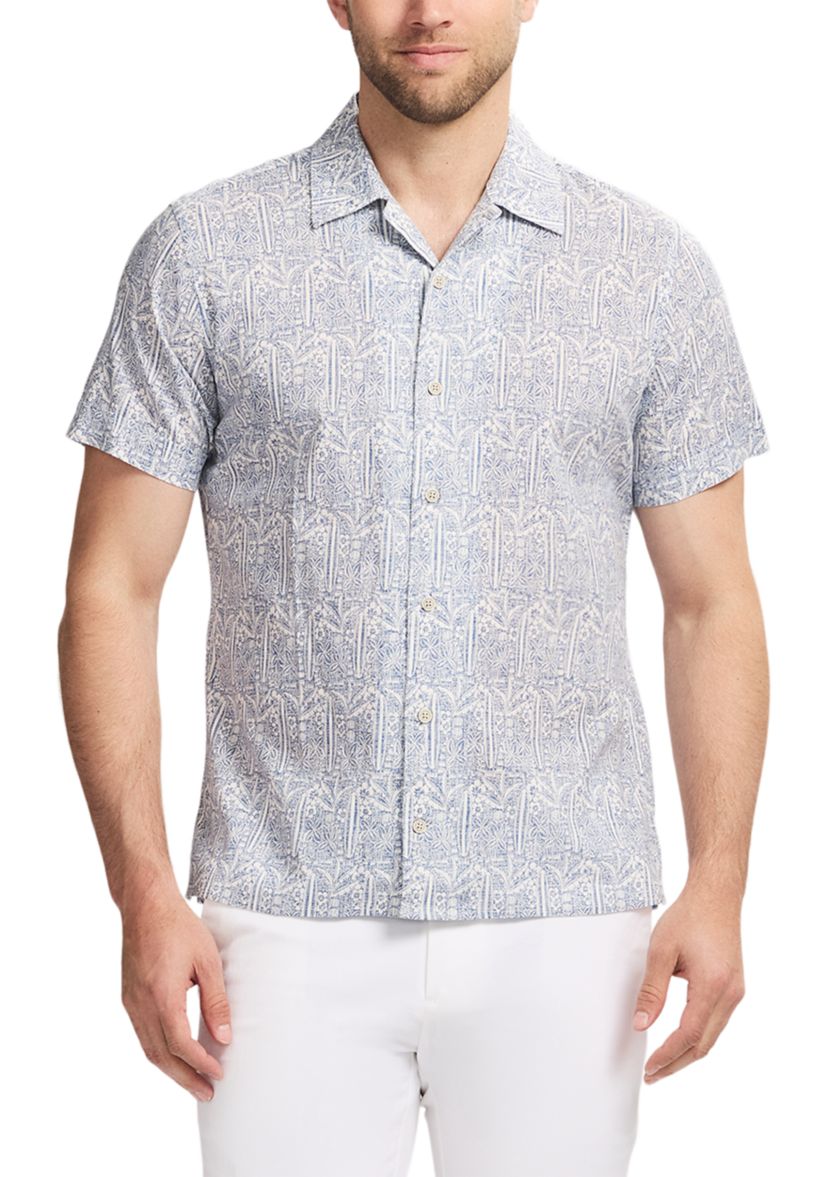 Saltwater Dunes Texture Surf Print Shirt