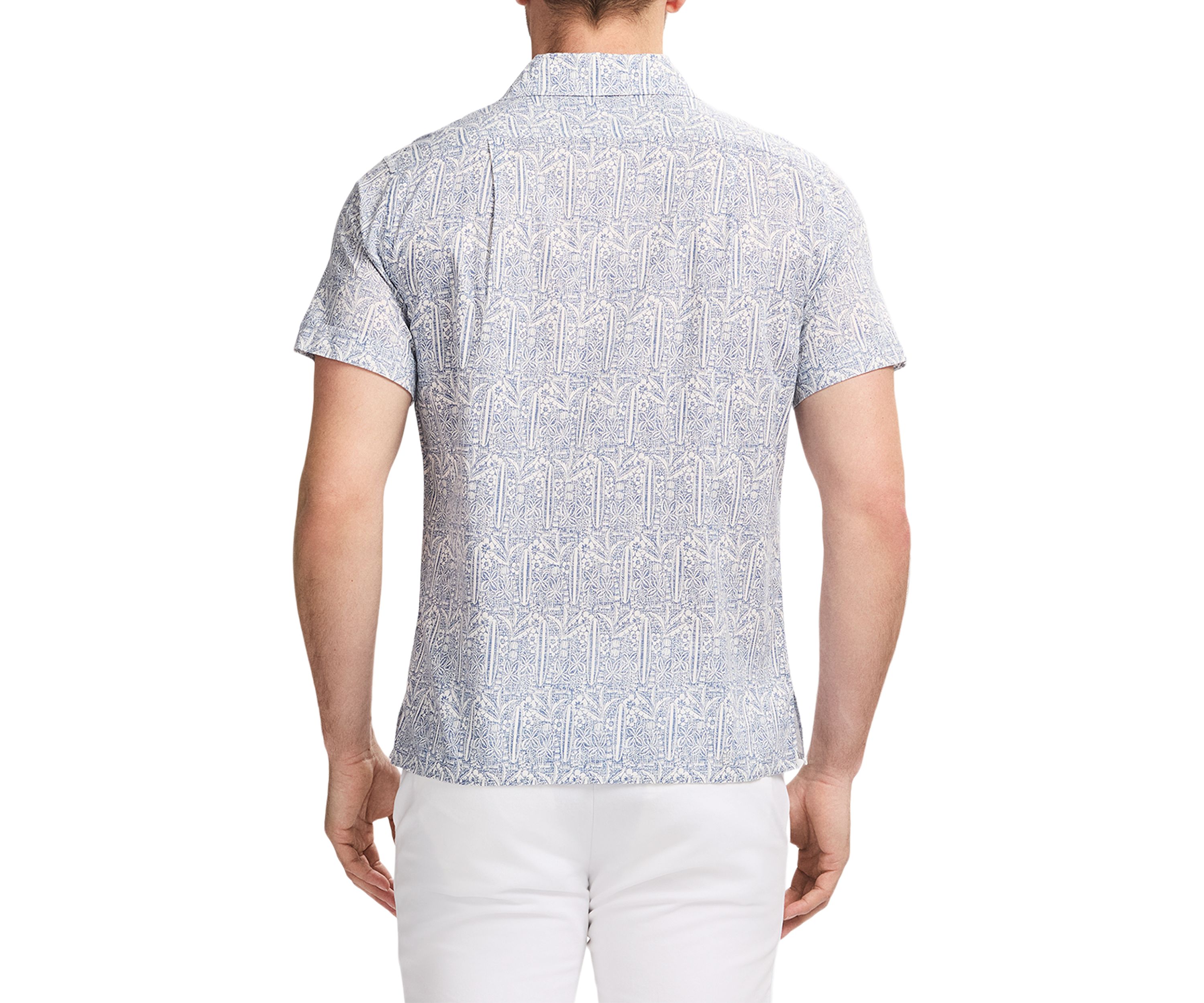 Saltwater Dunes Texture Surf Print Shirt
