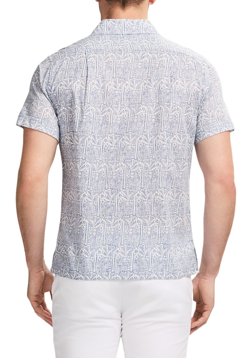 Saltwater Dunes Texture Surf Print Shirt