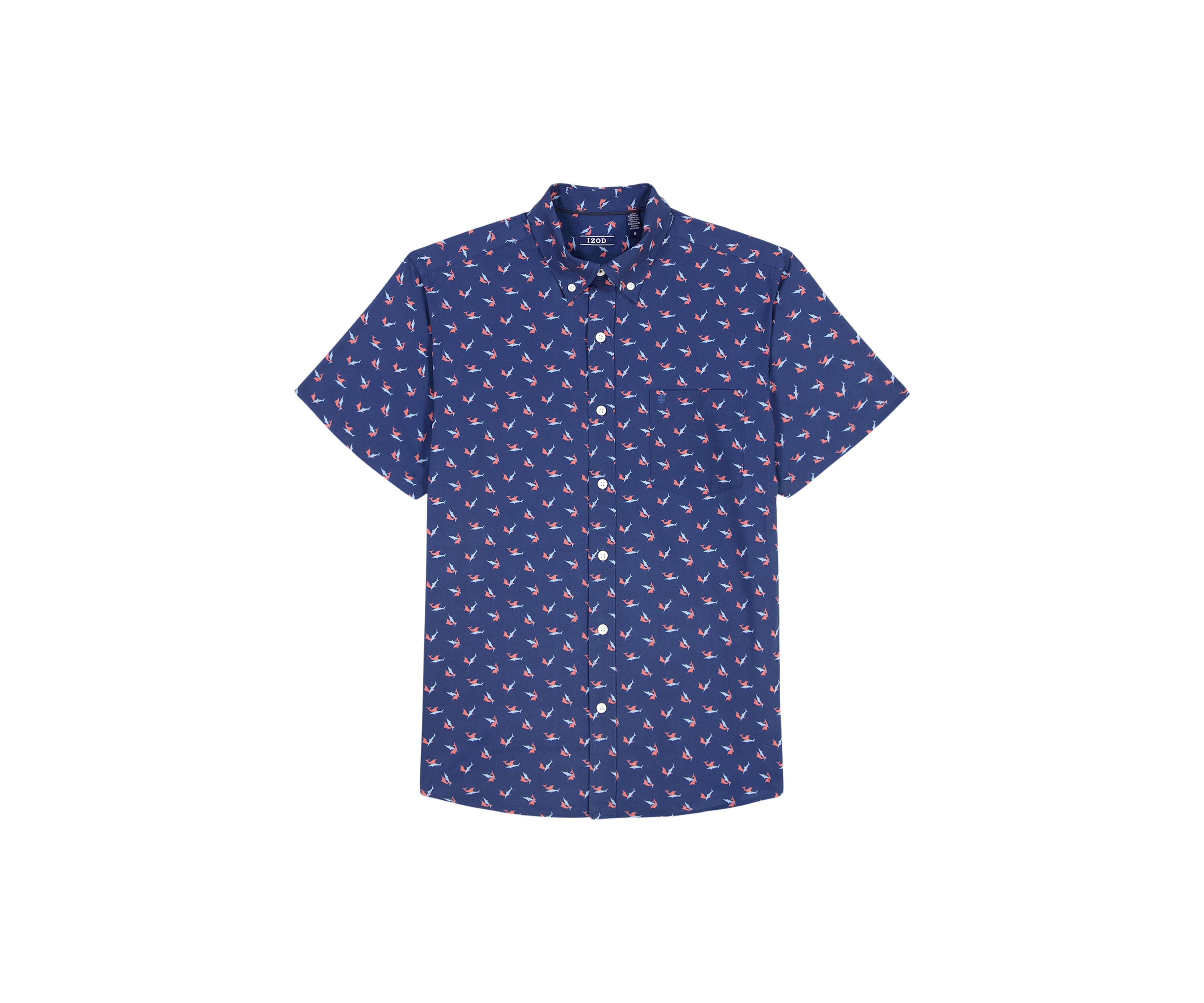 Short Sleeve Breeze Woven Shark Shirt