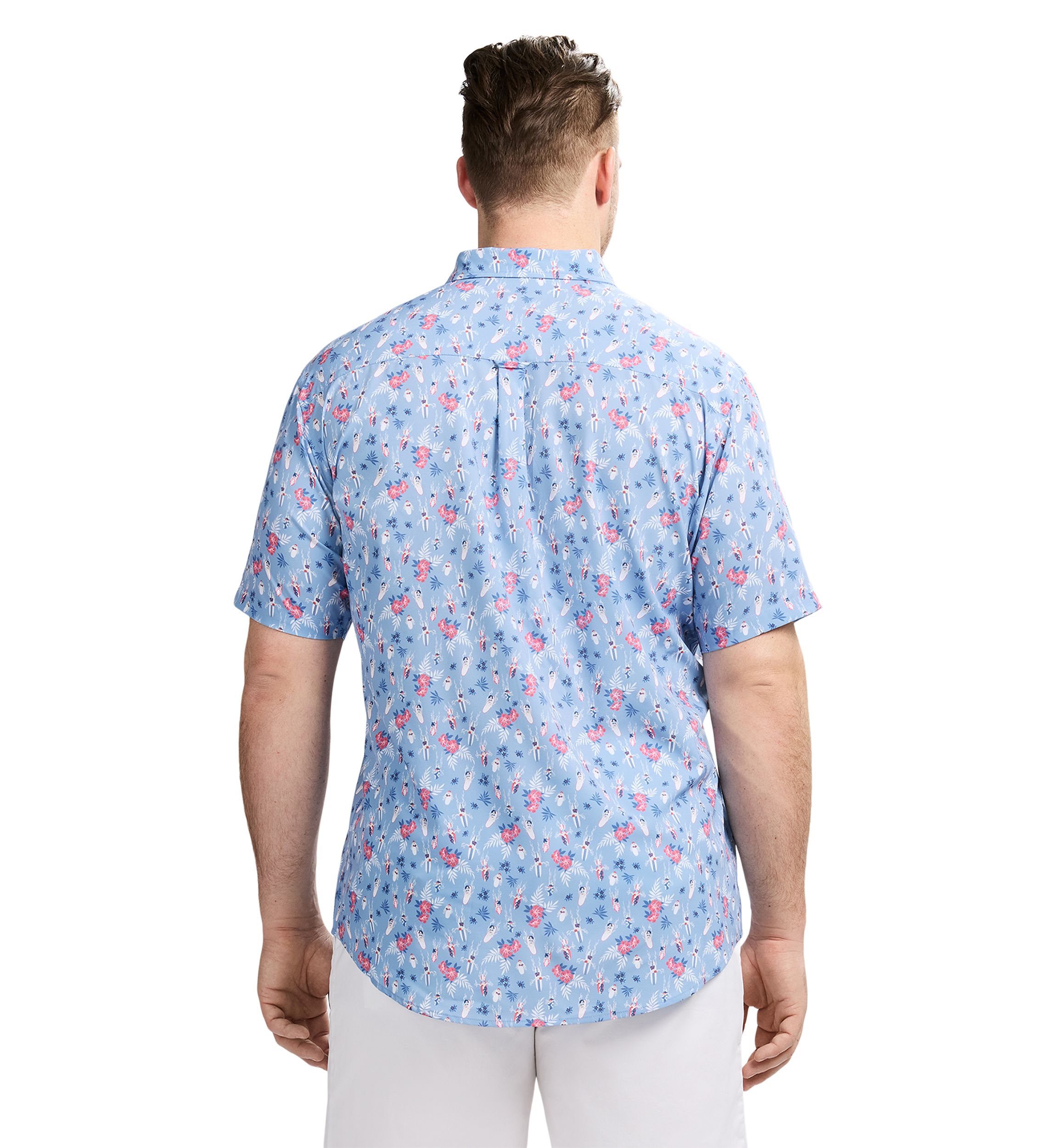 Big & Tall Short Sleeve Breeze Surfer Print Shirt