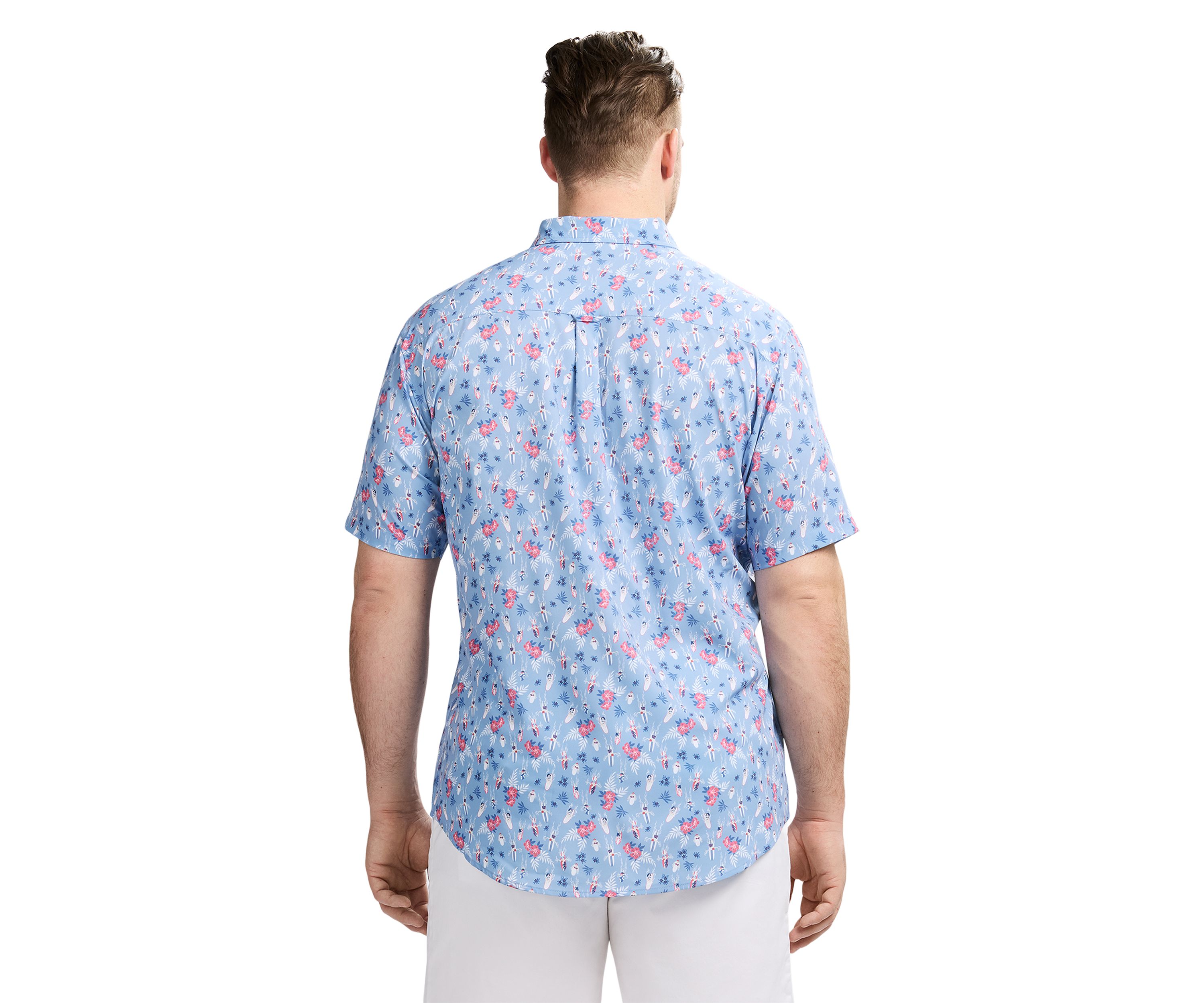 Big & Tall Short Sleeve Breeze Surfer Print Shirt