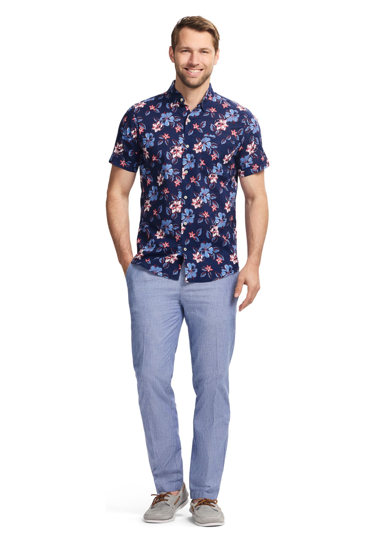 Short Sleeve Dockside Chambray Shirt