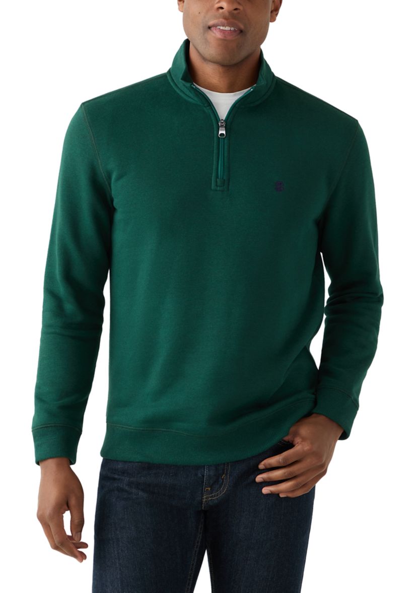 Long Sleeve Solid Quarter Zip