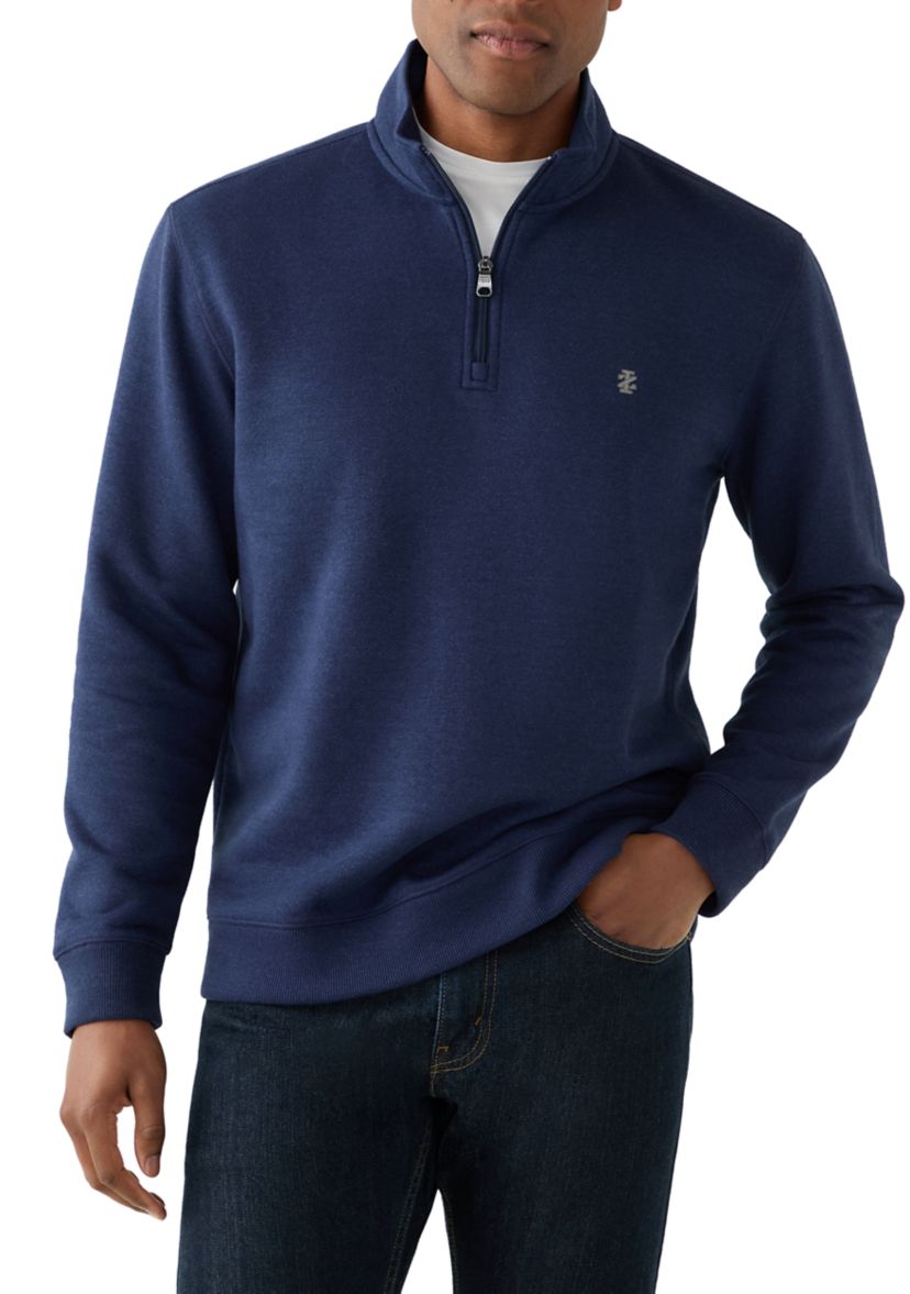 Long Sleeve Solid Quarter Zip