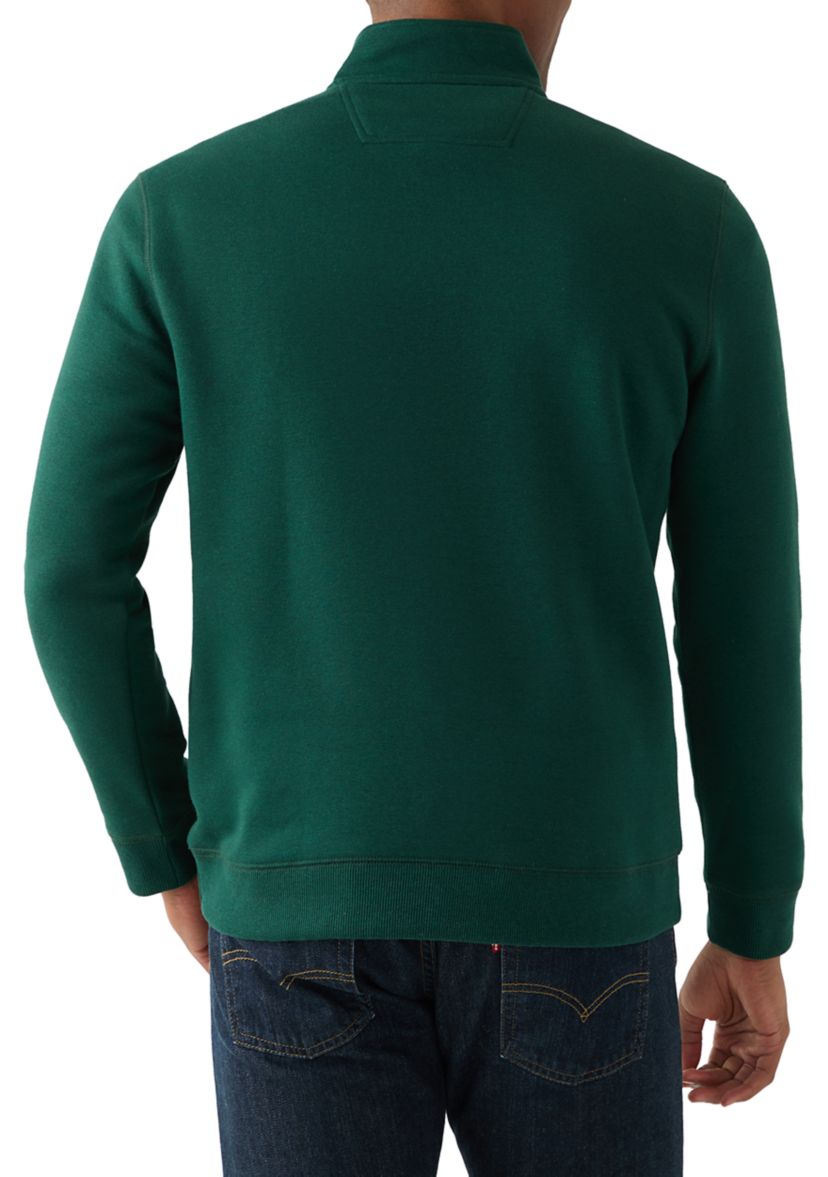 Long Sleeve Solid Quarter Zip