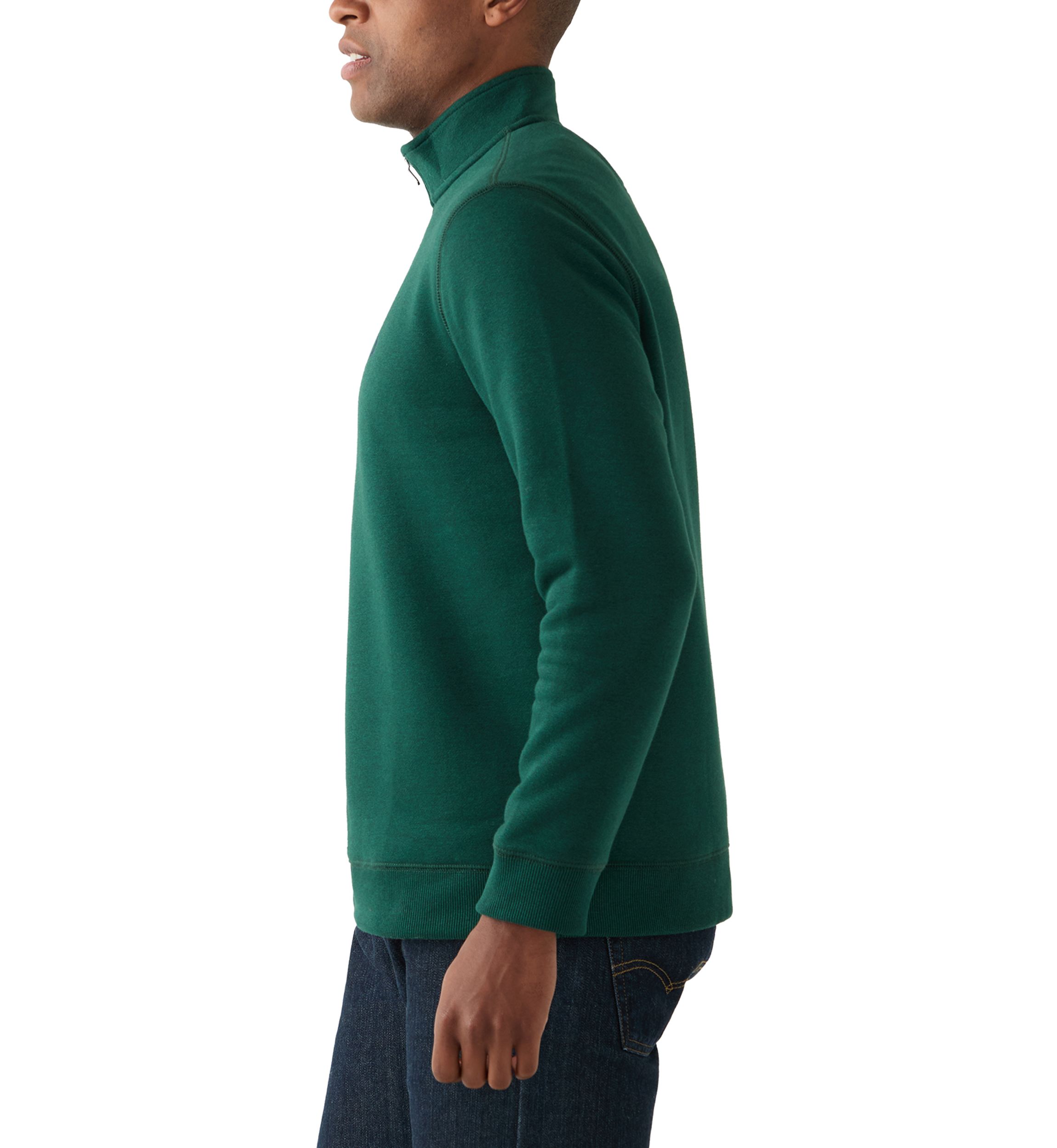 Long Sleeve Solid Quarter Zip