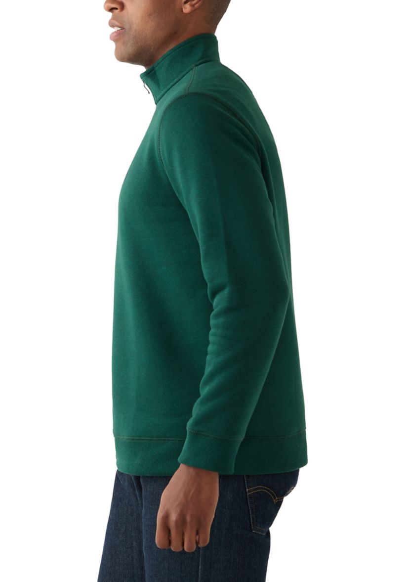 Long Sleeve Solid Quarter Zip