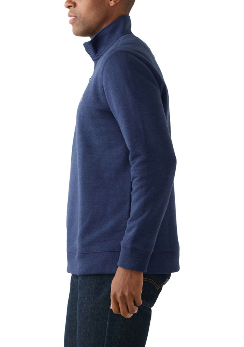 Long Sleeve Solid Quarter Zip