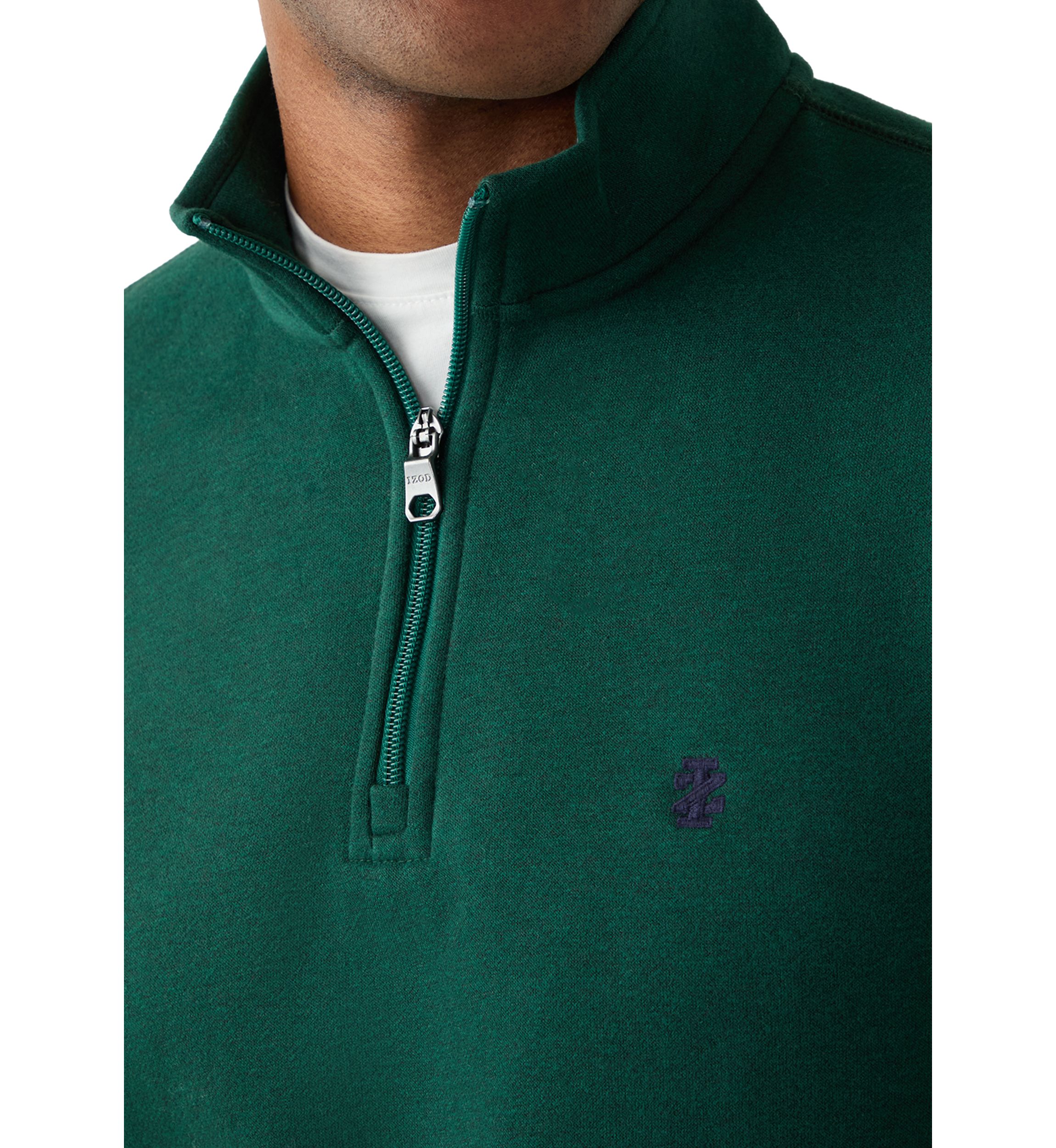 Long Sleeve Solid Quarter Zip