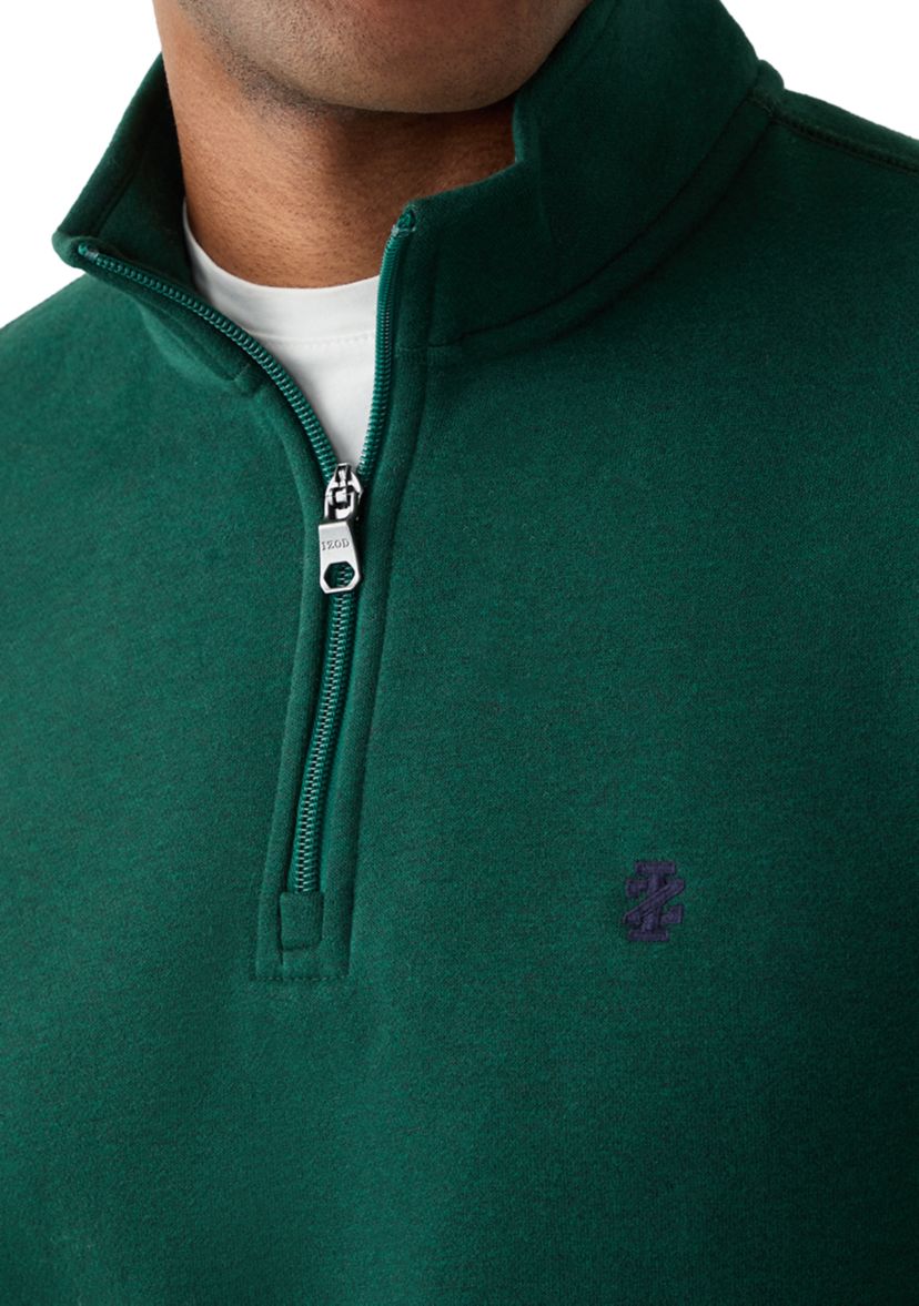 Long Sleeve Solid Quarter Zip