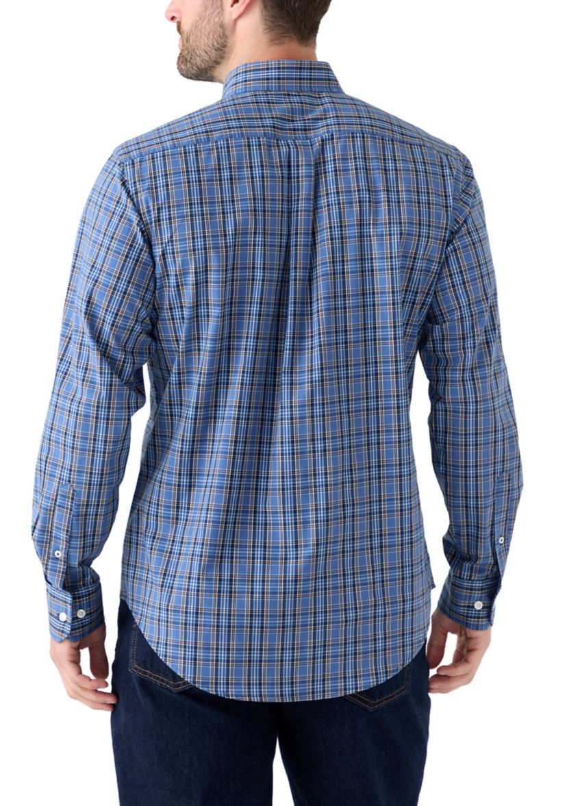 Dark Colored Plaid Shirt