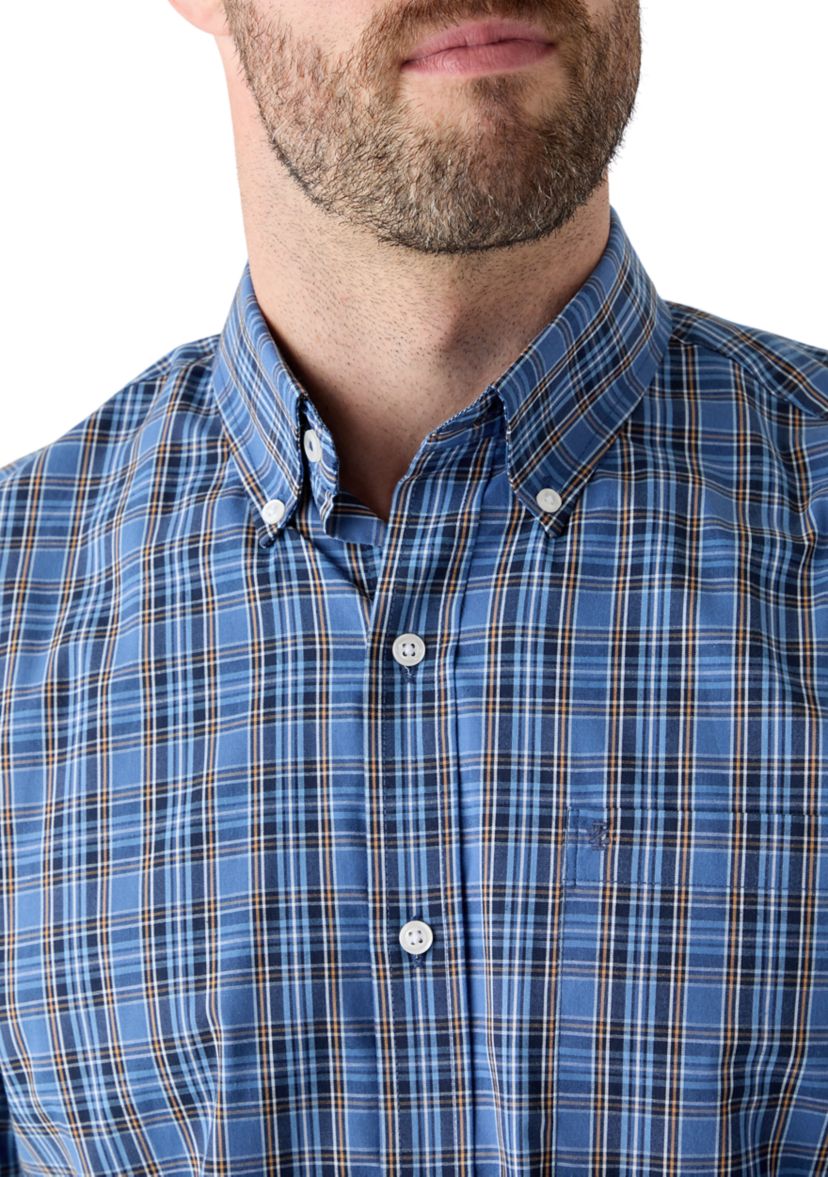 Dark Colored Plaid Shirt