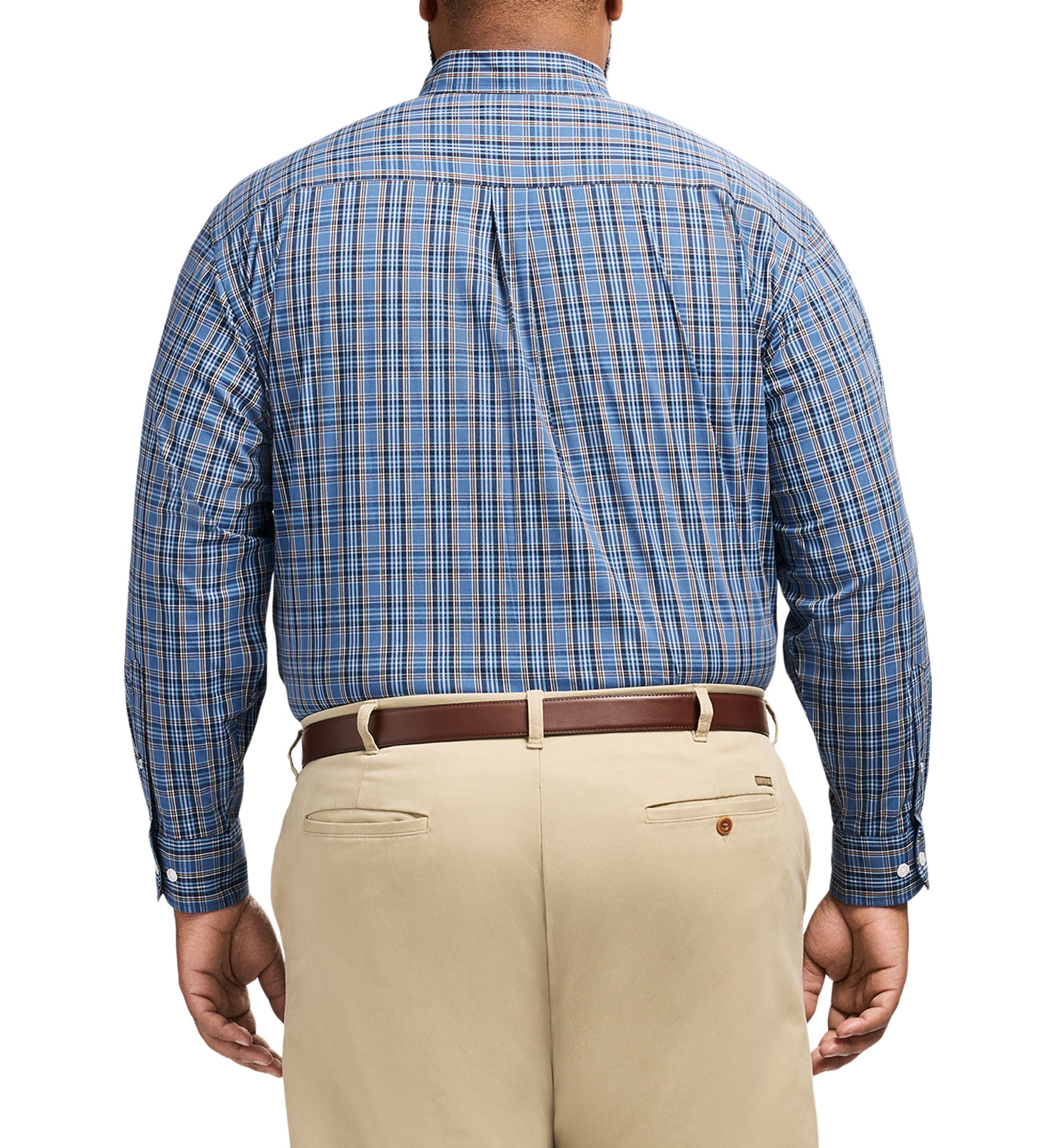 Big & Tall Performance Comfort Plaid Shirt