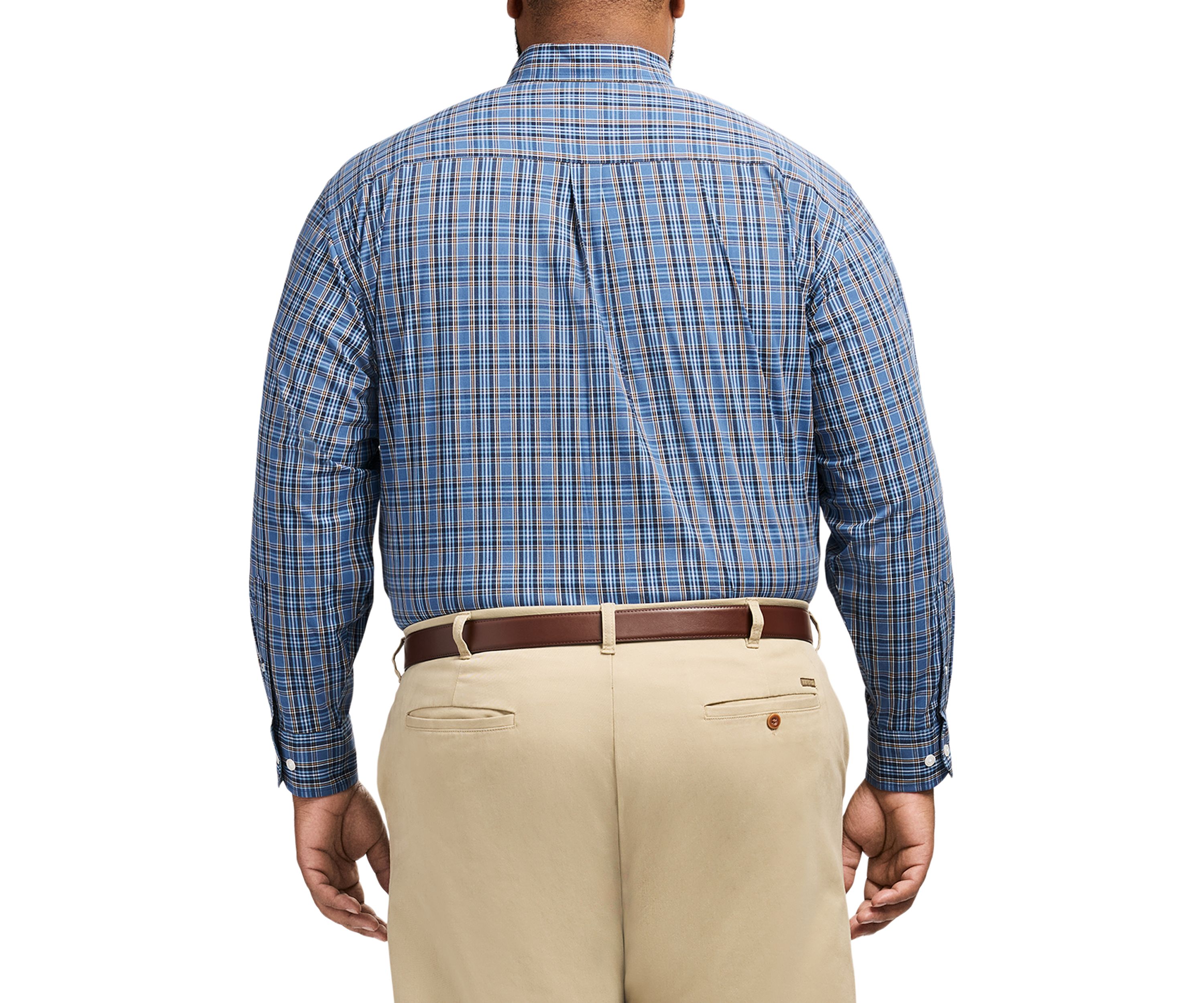Big & Tall Performance Comfort Plaid Shirt