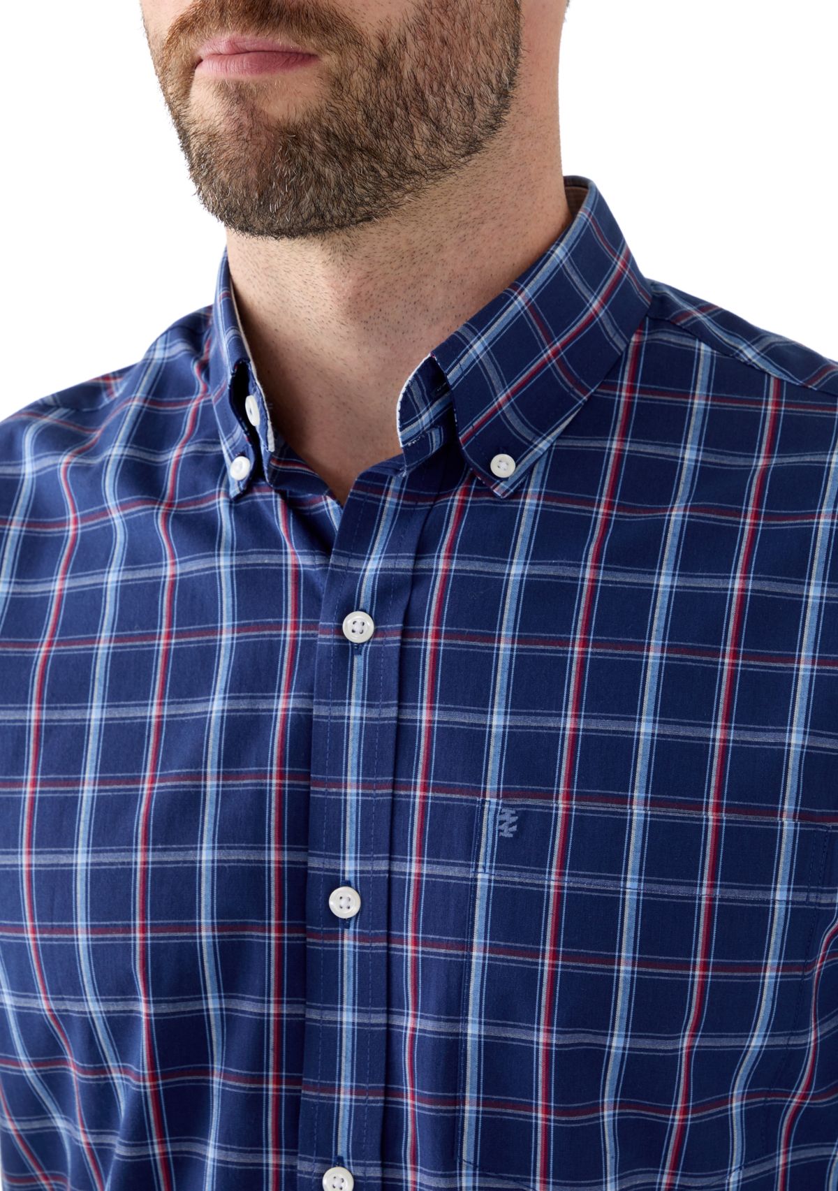 Dark Colored Plaid Shirt