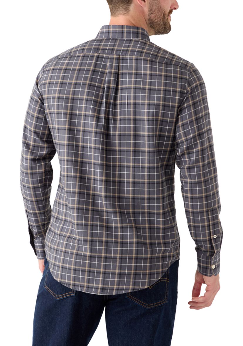 Plaid Twill Dress Shirt 