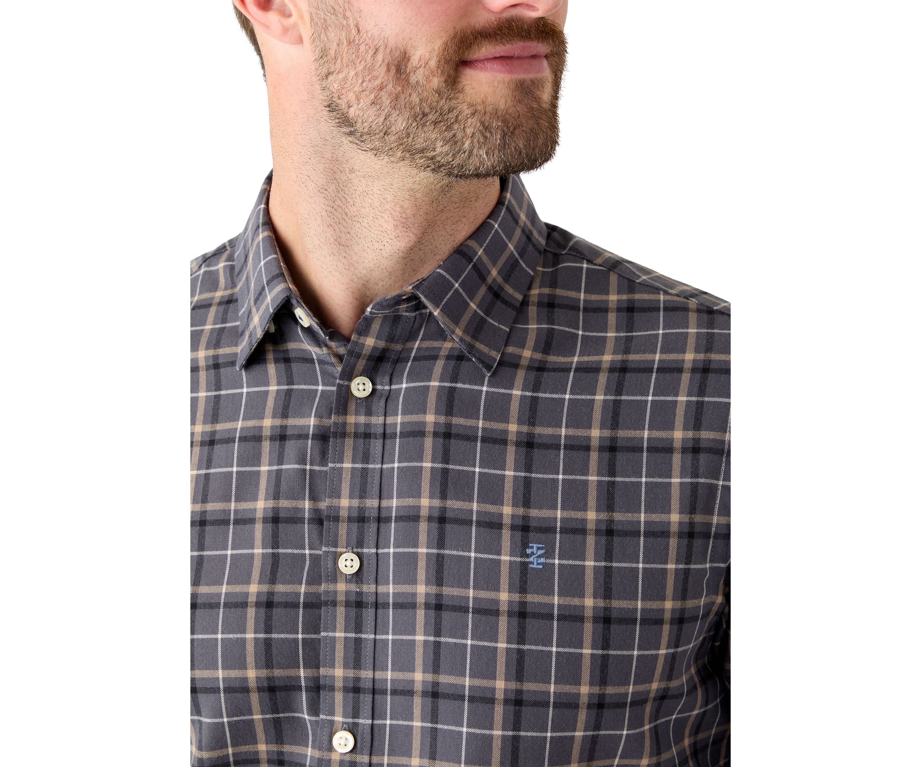 Plaid Twill Dress Shirt 