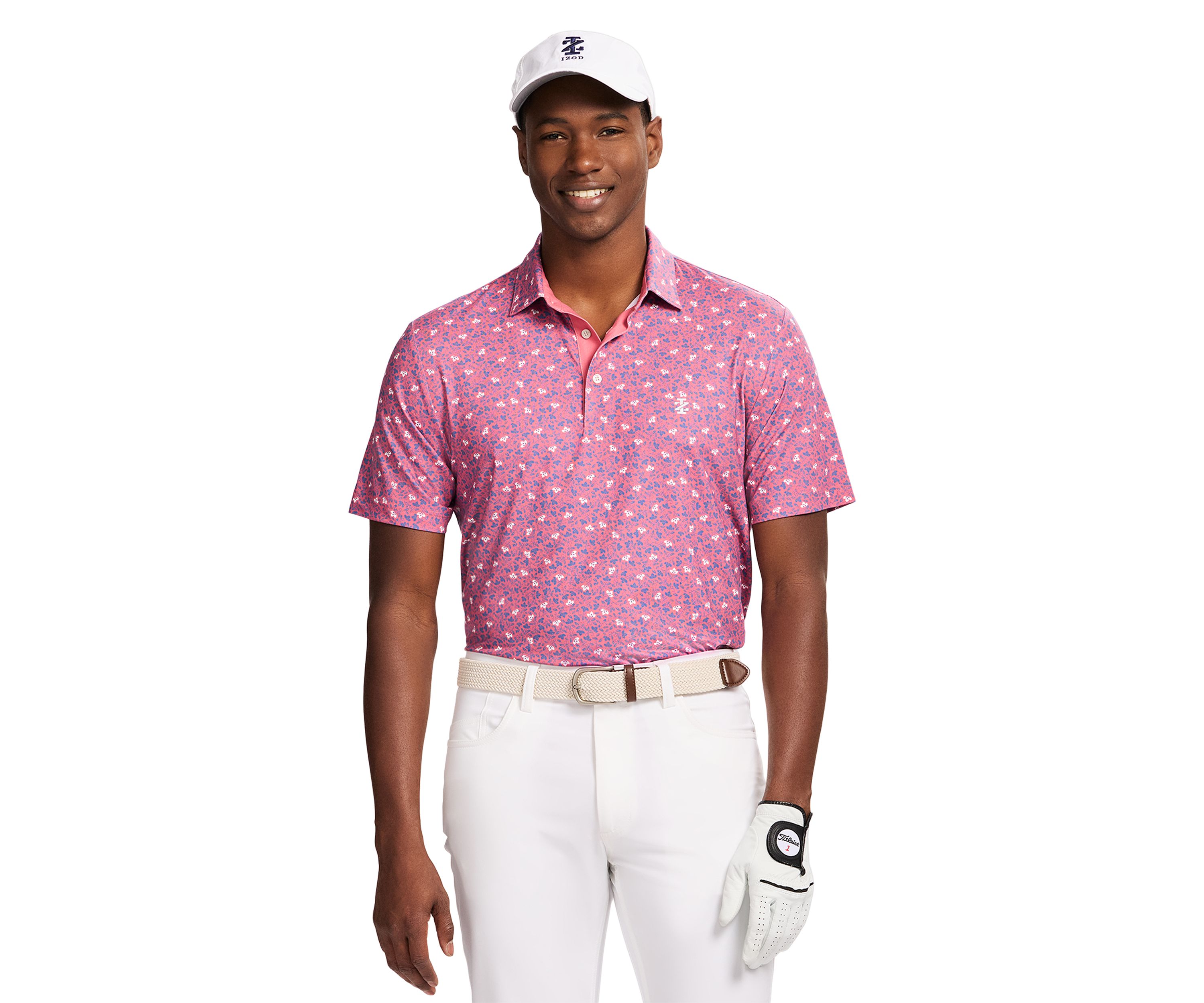Floral Printed Polo Shirt