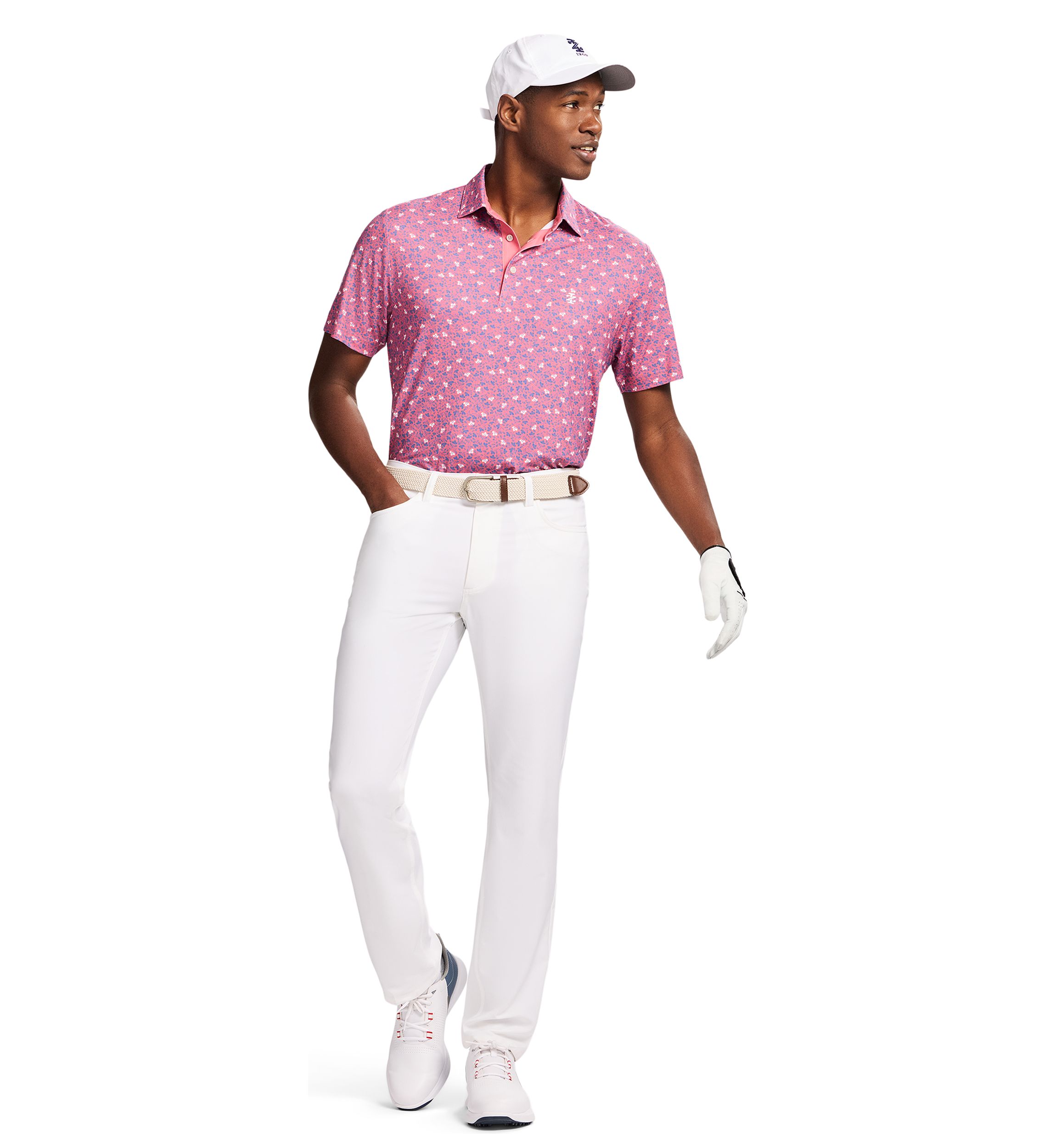 Floral Printed Polo Shirt