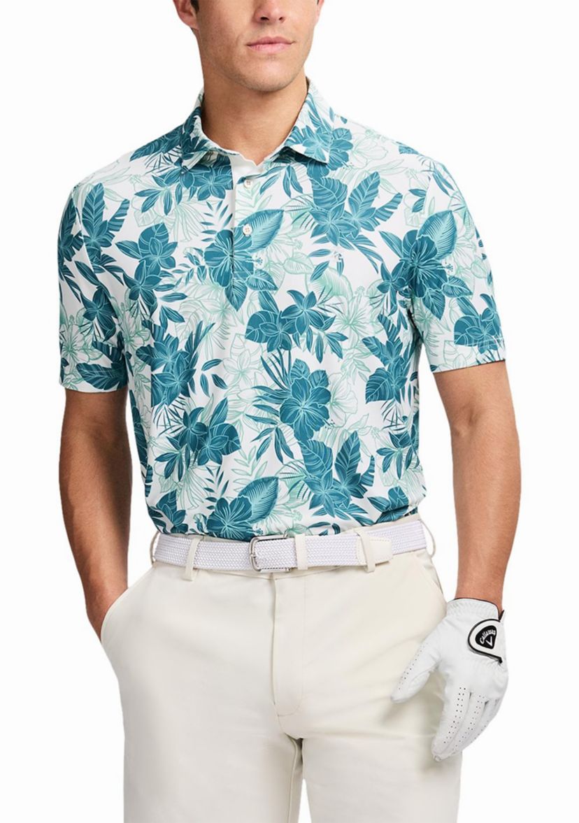 Large Leaf Print Shirt