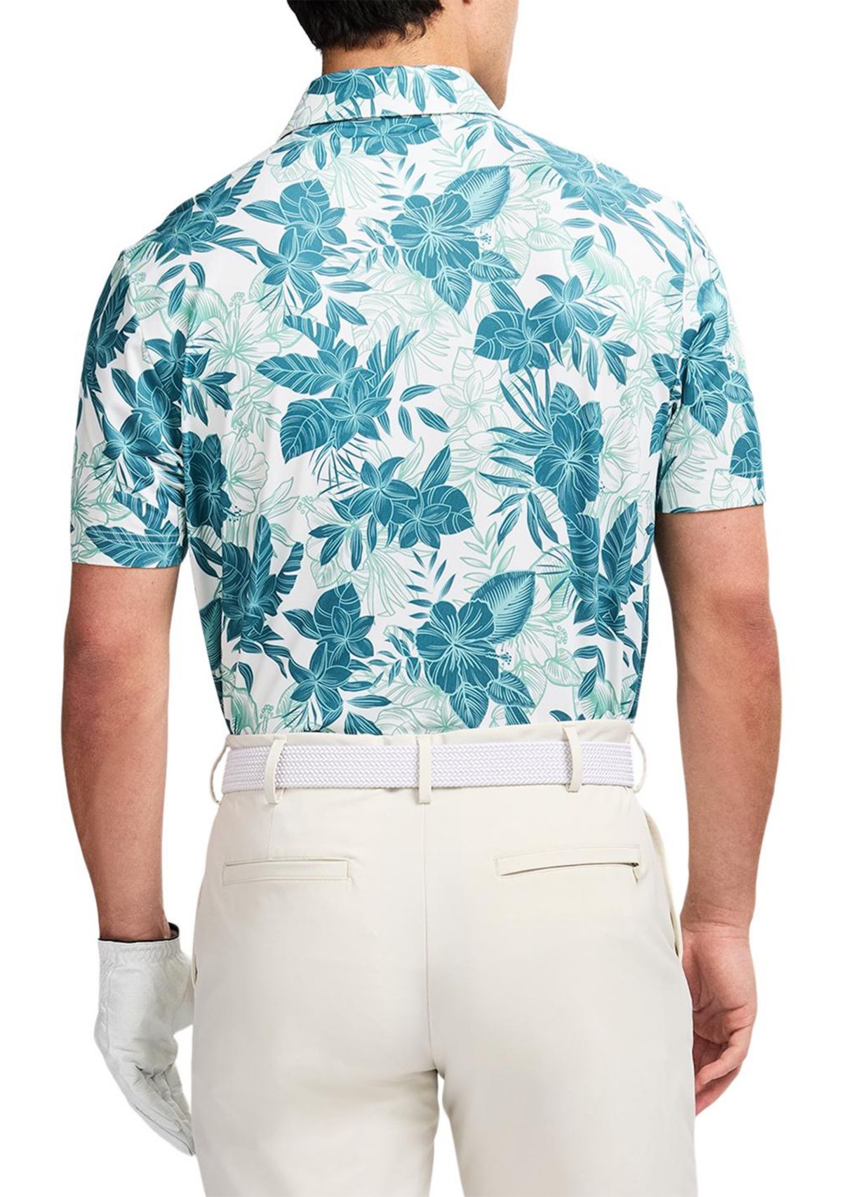 Large Leaf Print Shirt