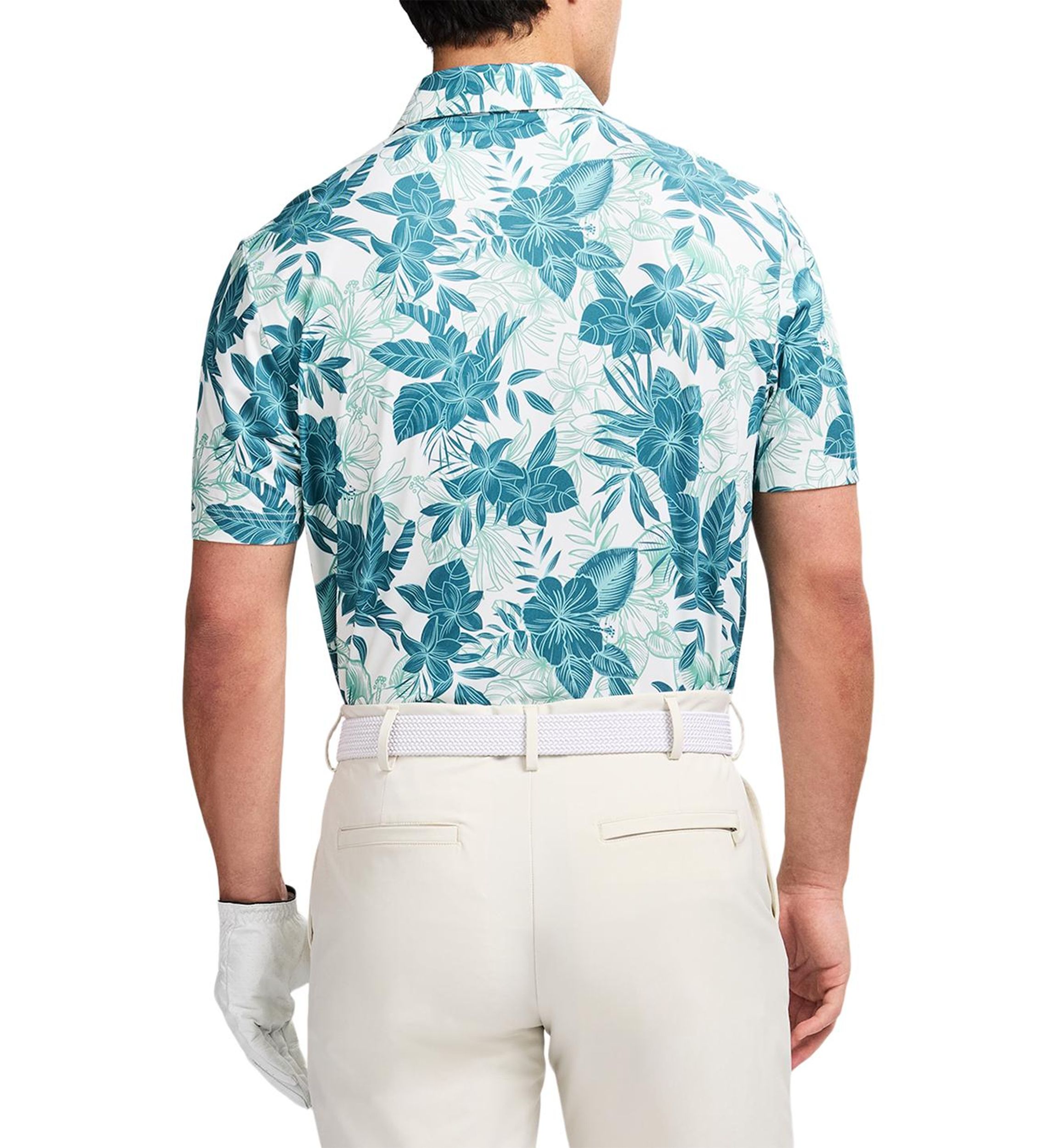 Large Leaf Print Shirt
