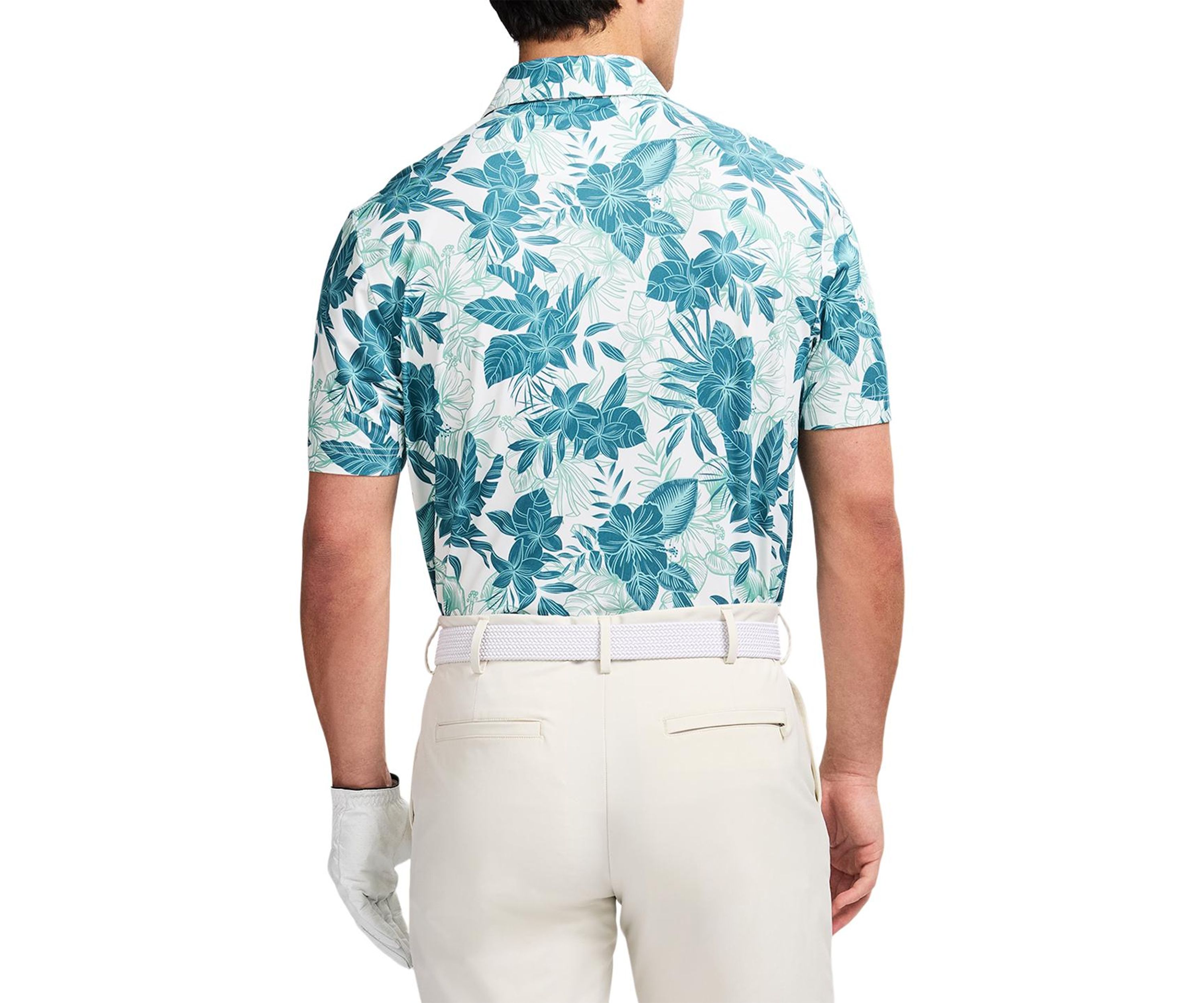 Large Leaf Print Shirt