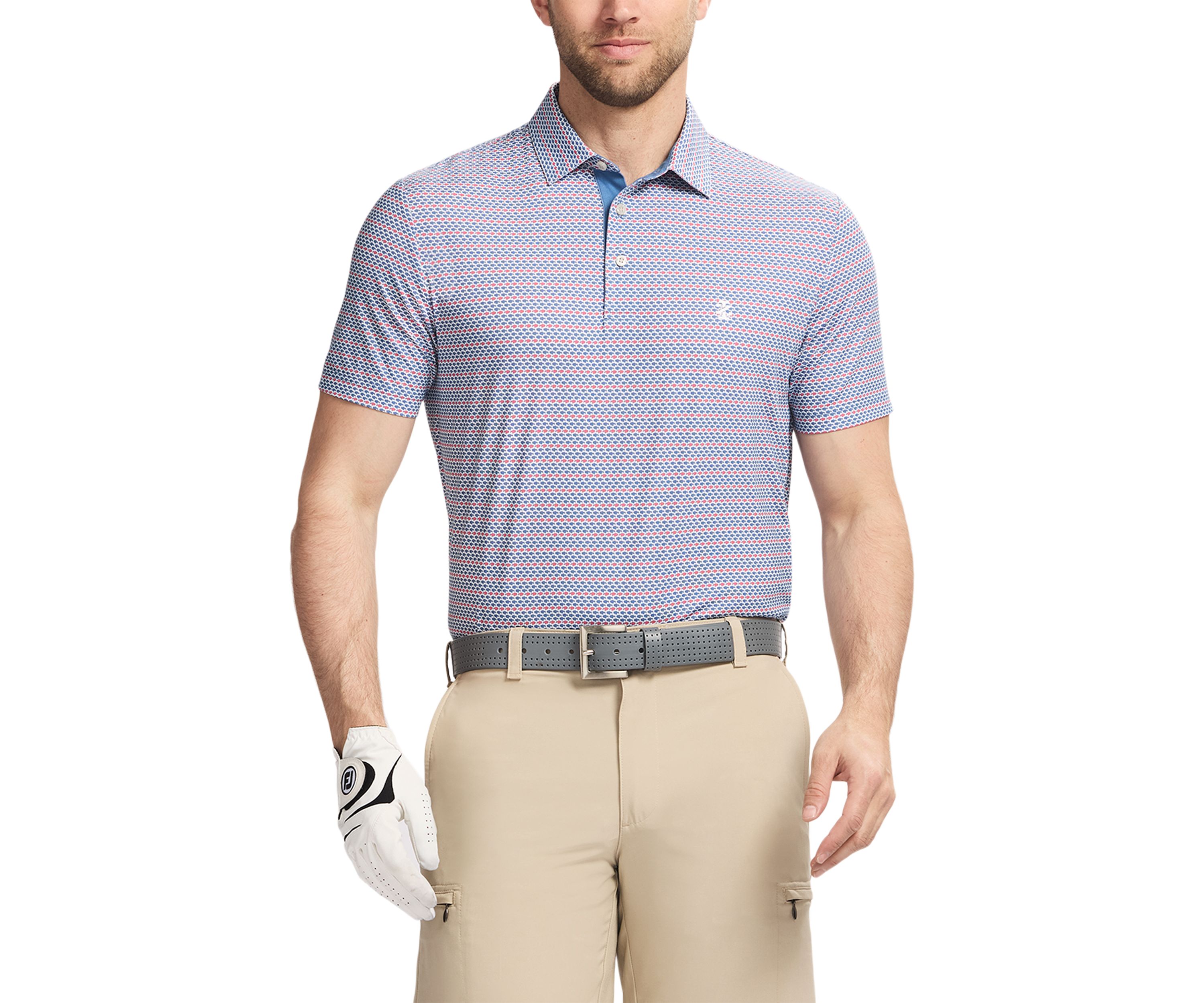 Fish Printed Polo Shirt