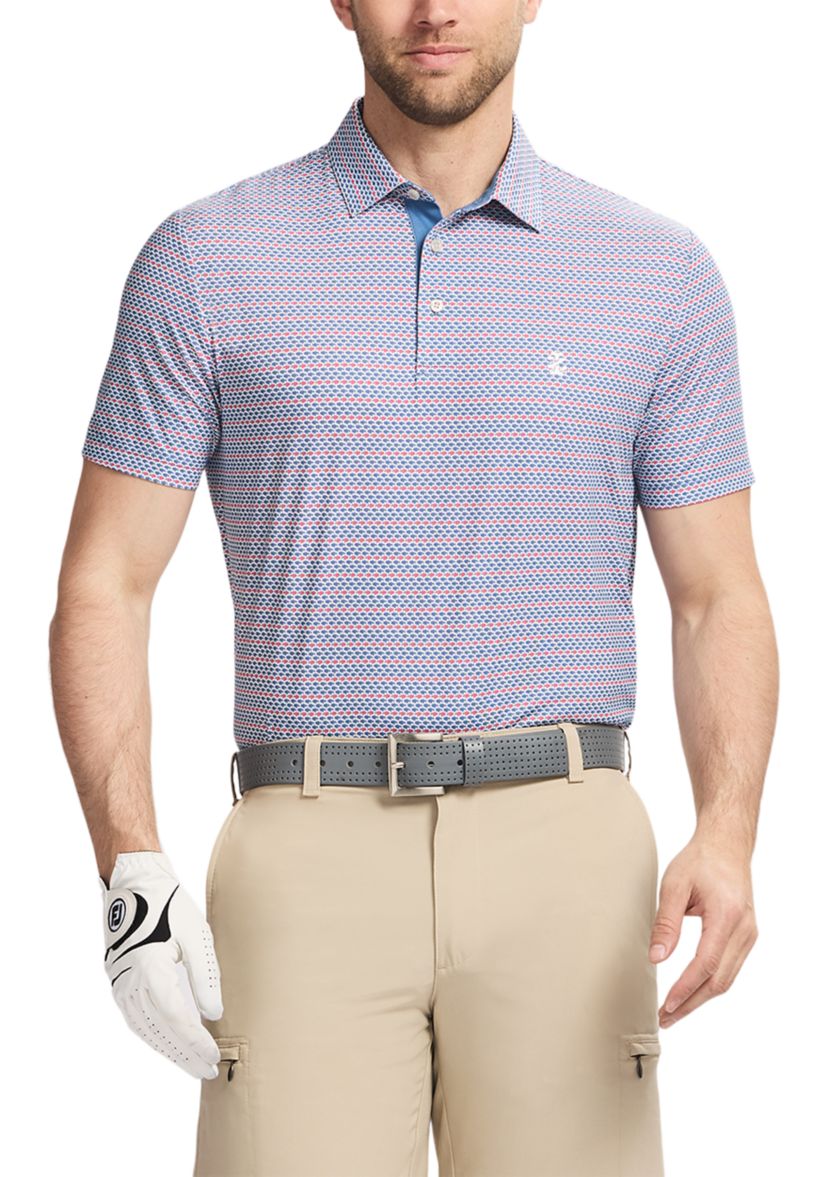 Fish Printed Polo Shirt