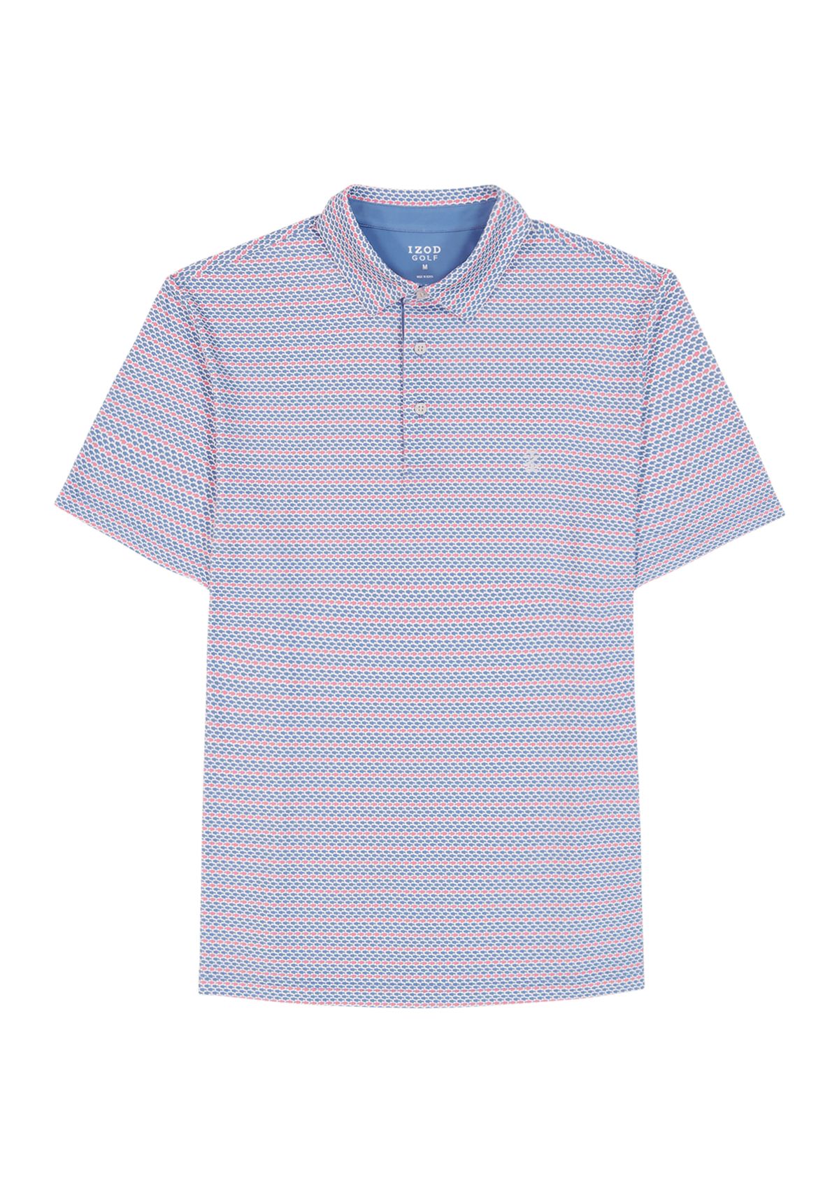 Fish Printed Polo Shirt