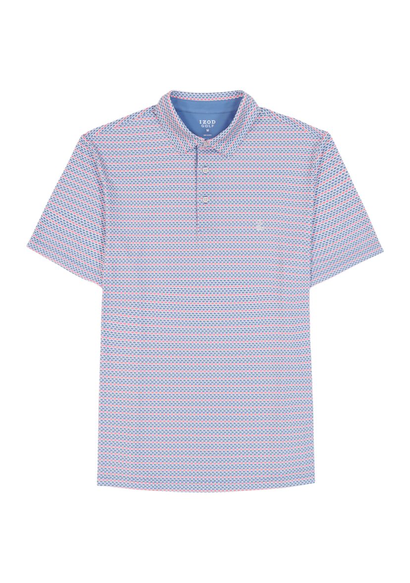 Fish Printed Polo Shirt