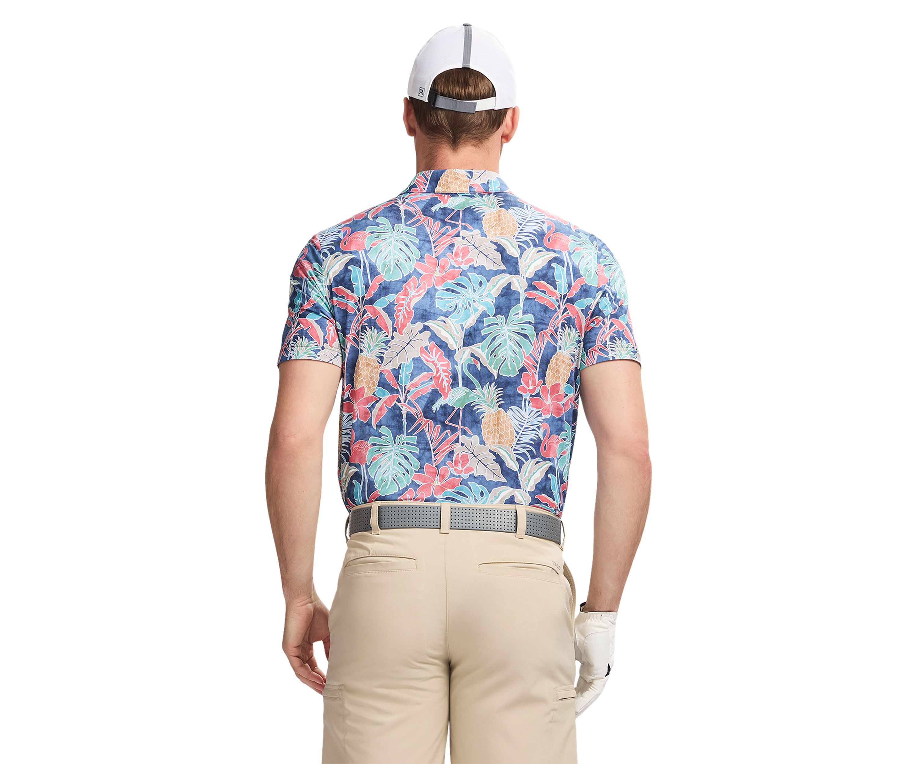 Tropical Printed Polo Shirt