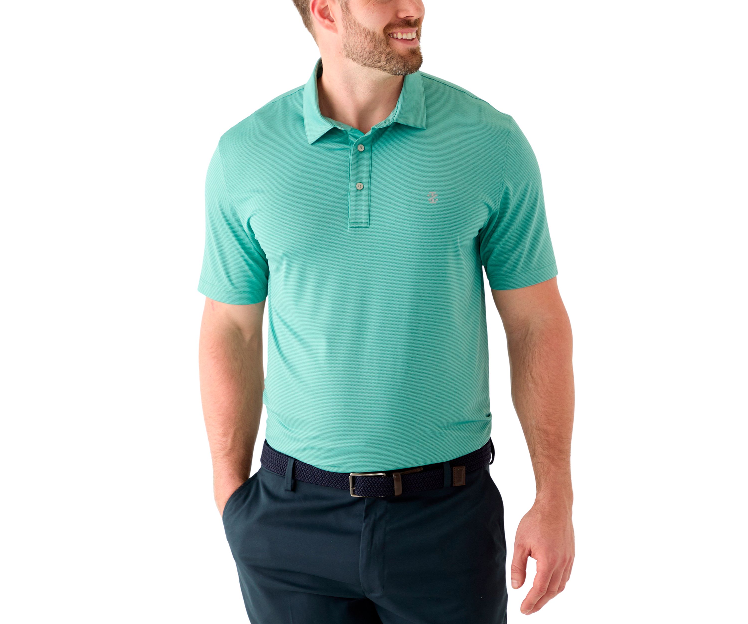 Big & Tall Short Sleeve Golf Mesh Polo Shirt