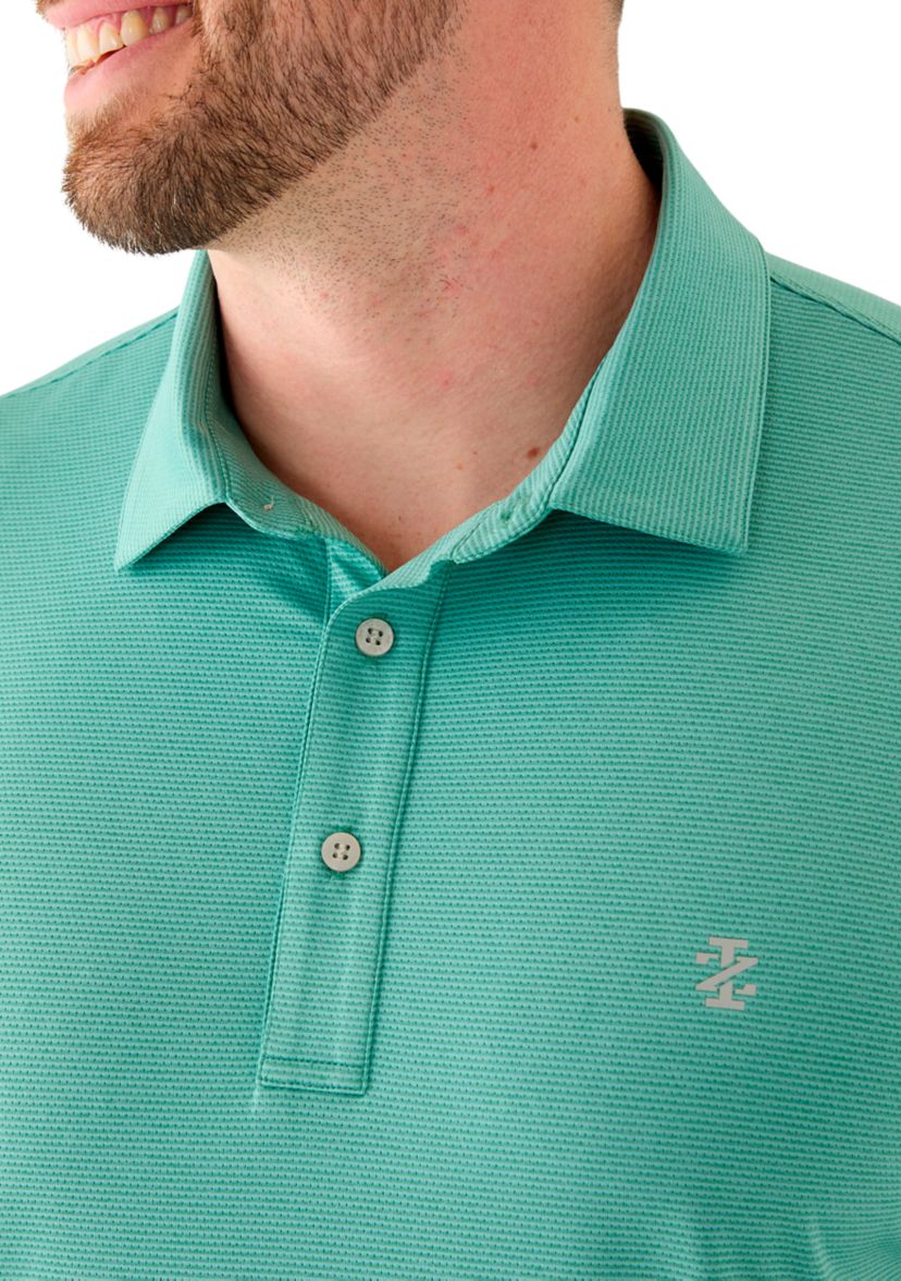 Big & Tall Short Sleeve Golf Mesh Polo Shirt