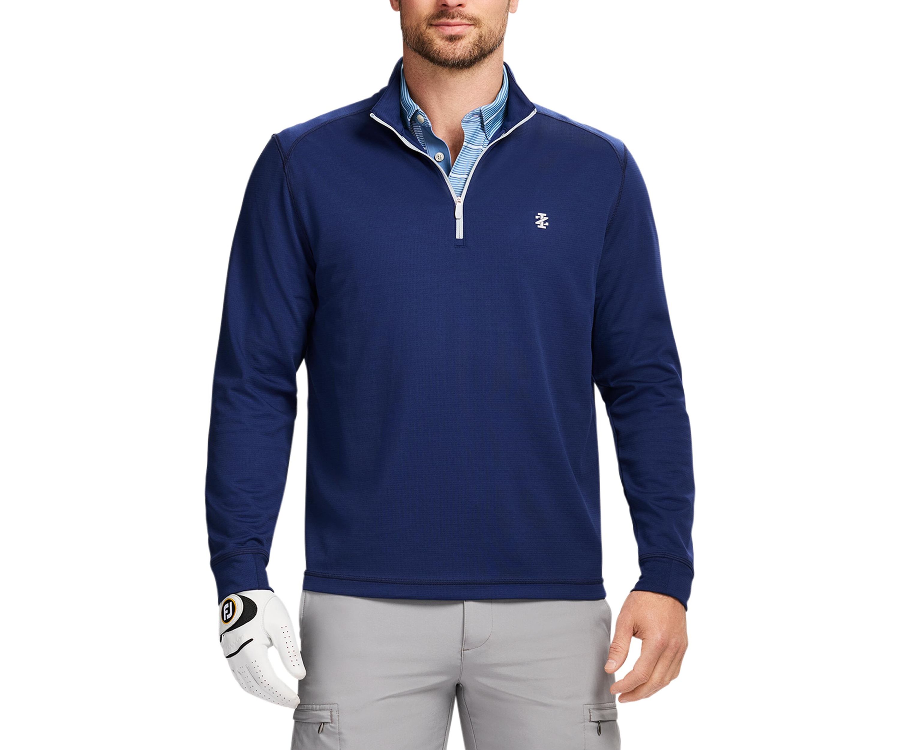 Mesh 1/4 Zip Pullover