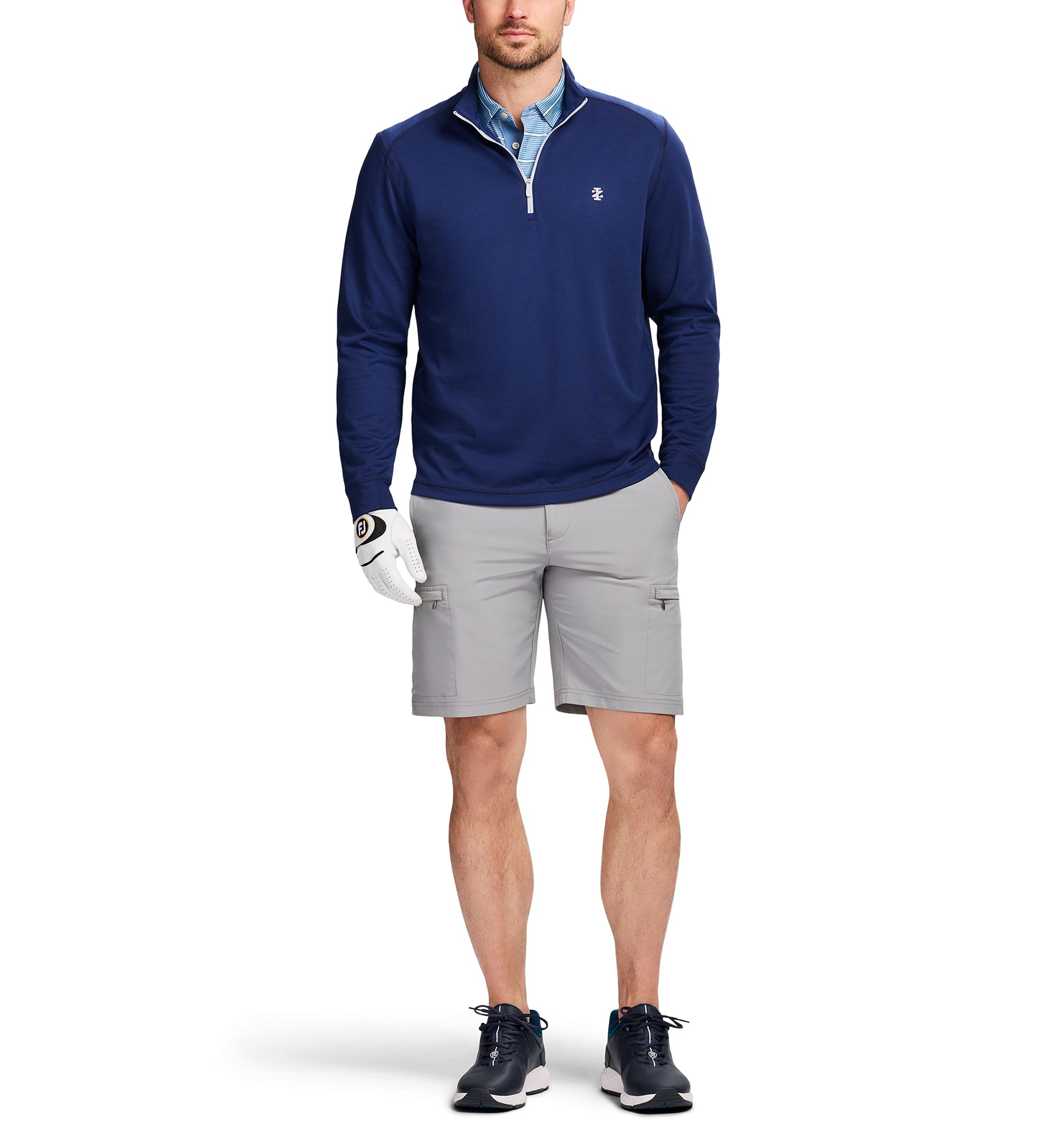 Mesh 1/4 Zip Pullover