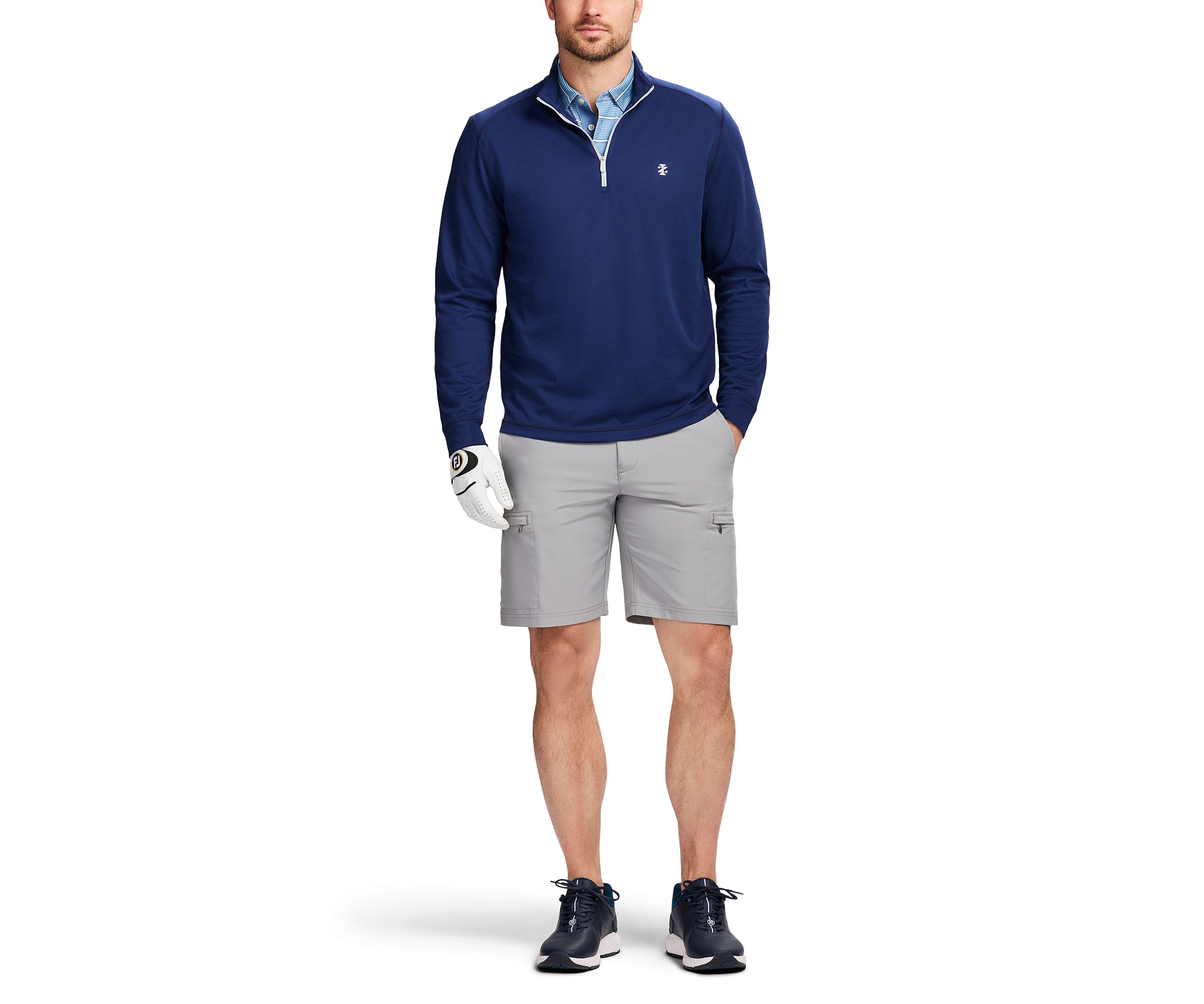 Mesh 1/4 Zip Pullover