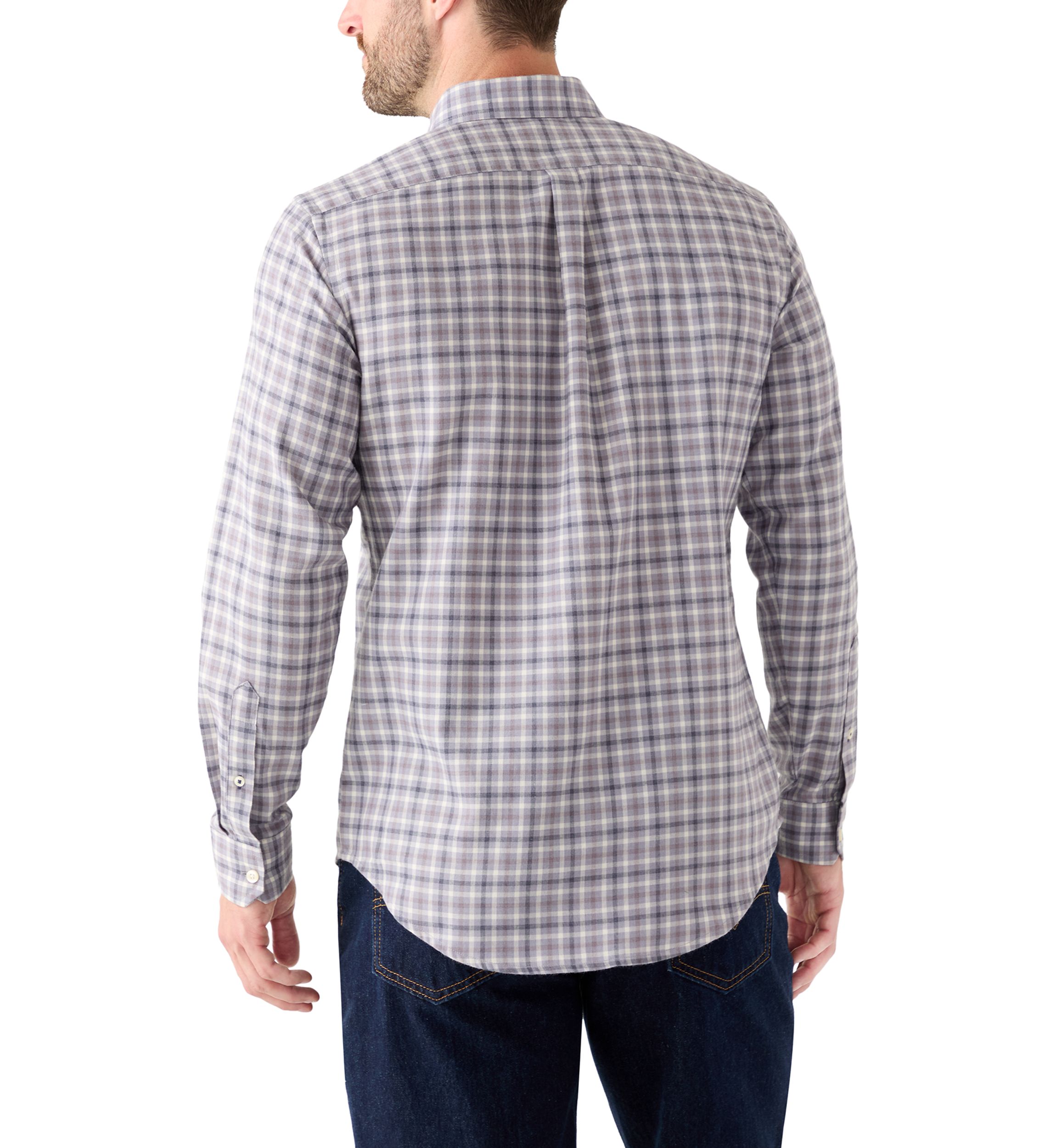 Plaid Twill Dress Shirt 