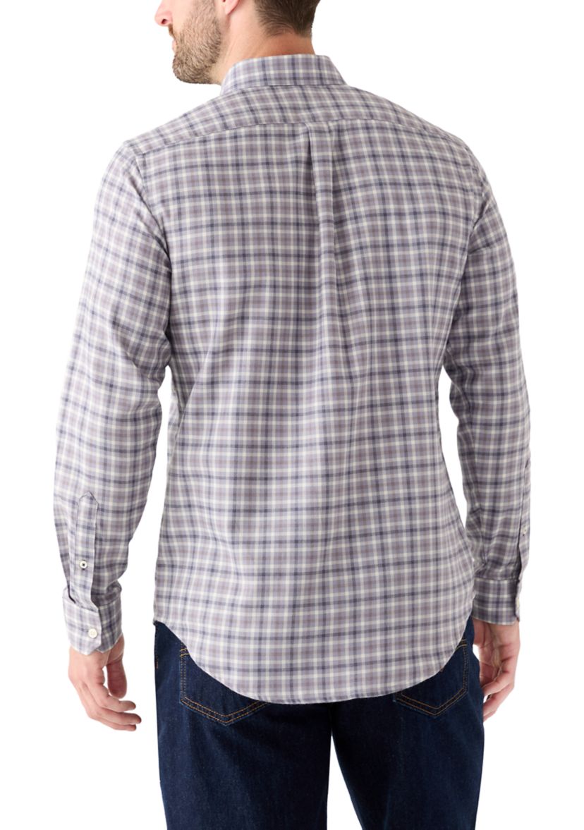 Plaid Twill Dress Shirt 