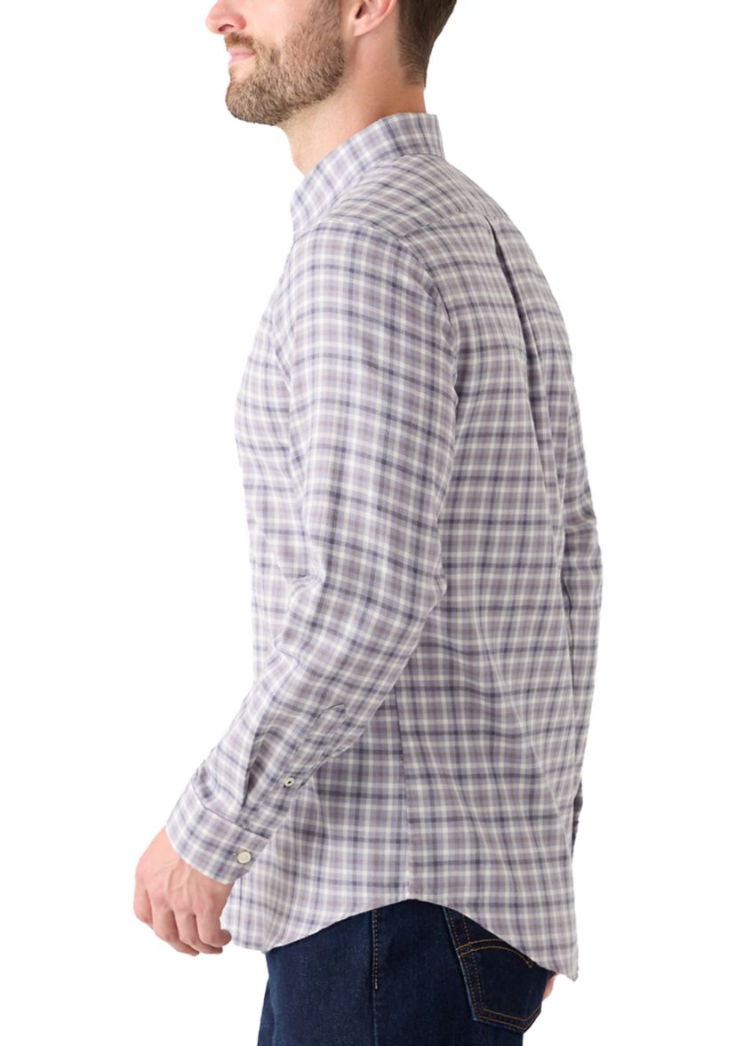 Plaid Twill Dress Shirt 