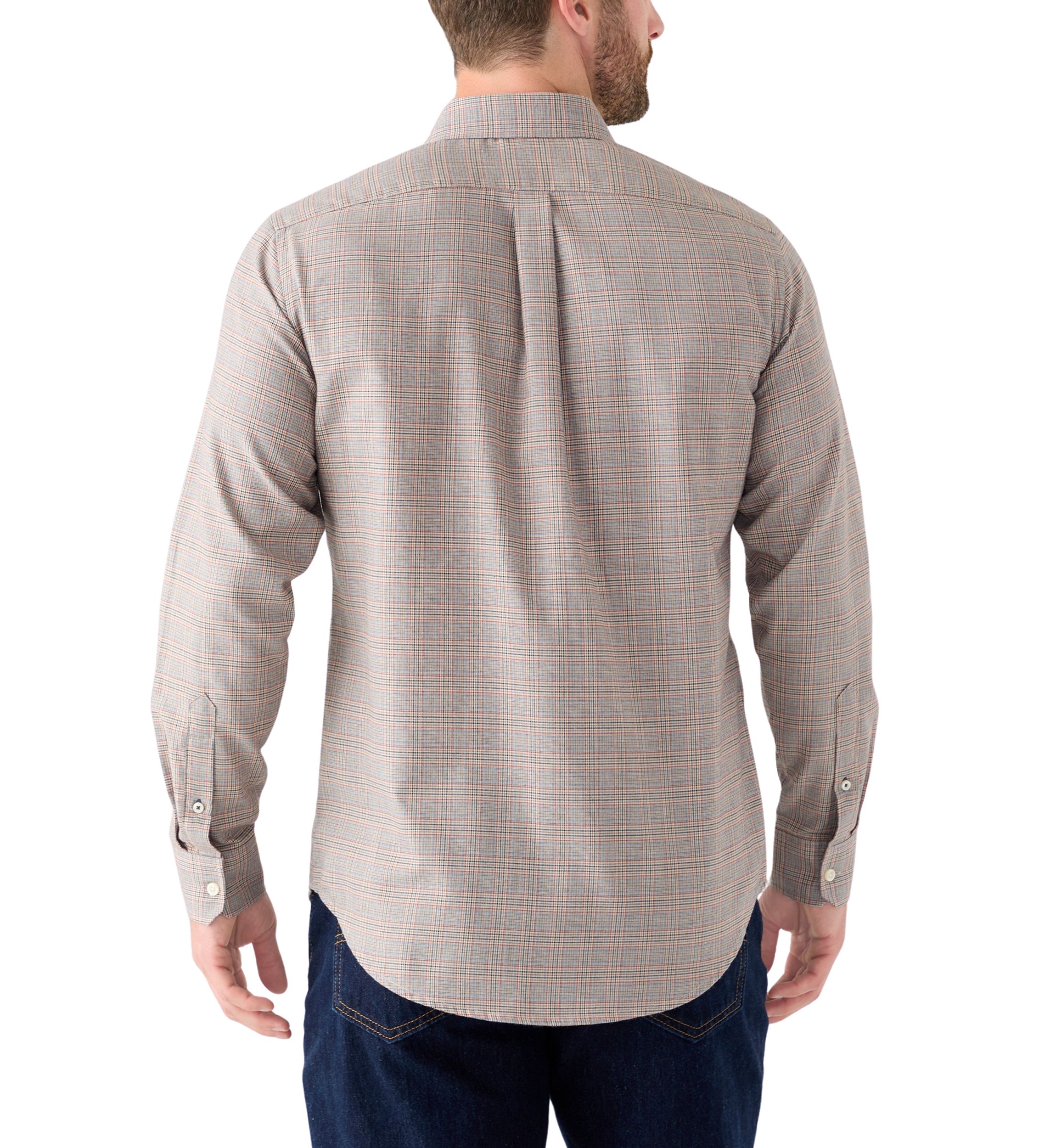 Mens Luxe Twill Khaki Shirt