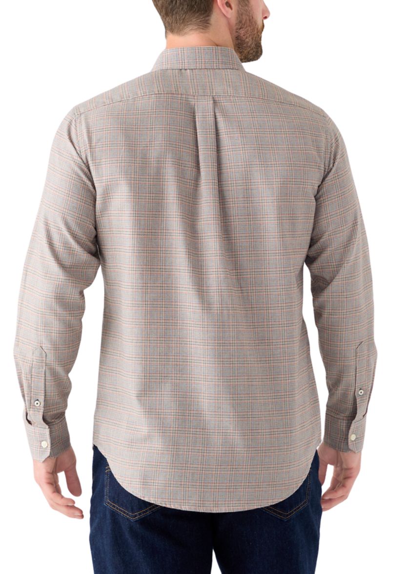 Mens Luxe Twill Khaki Shirt