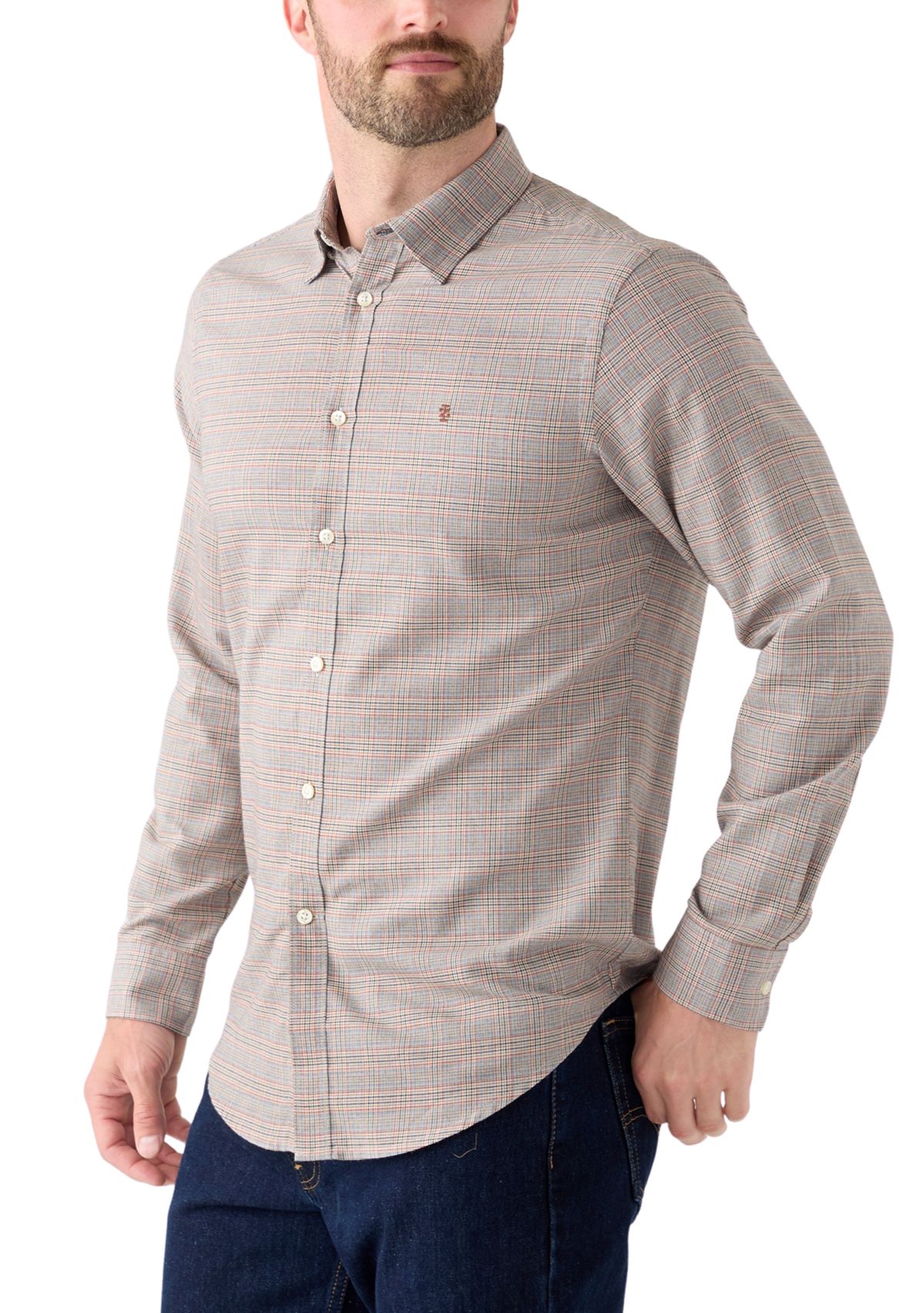 Mens Luxe Twill Khaki Shirt