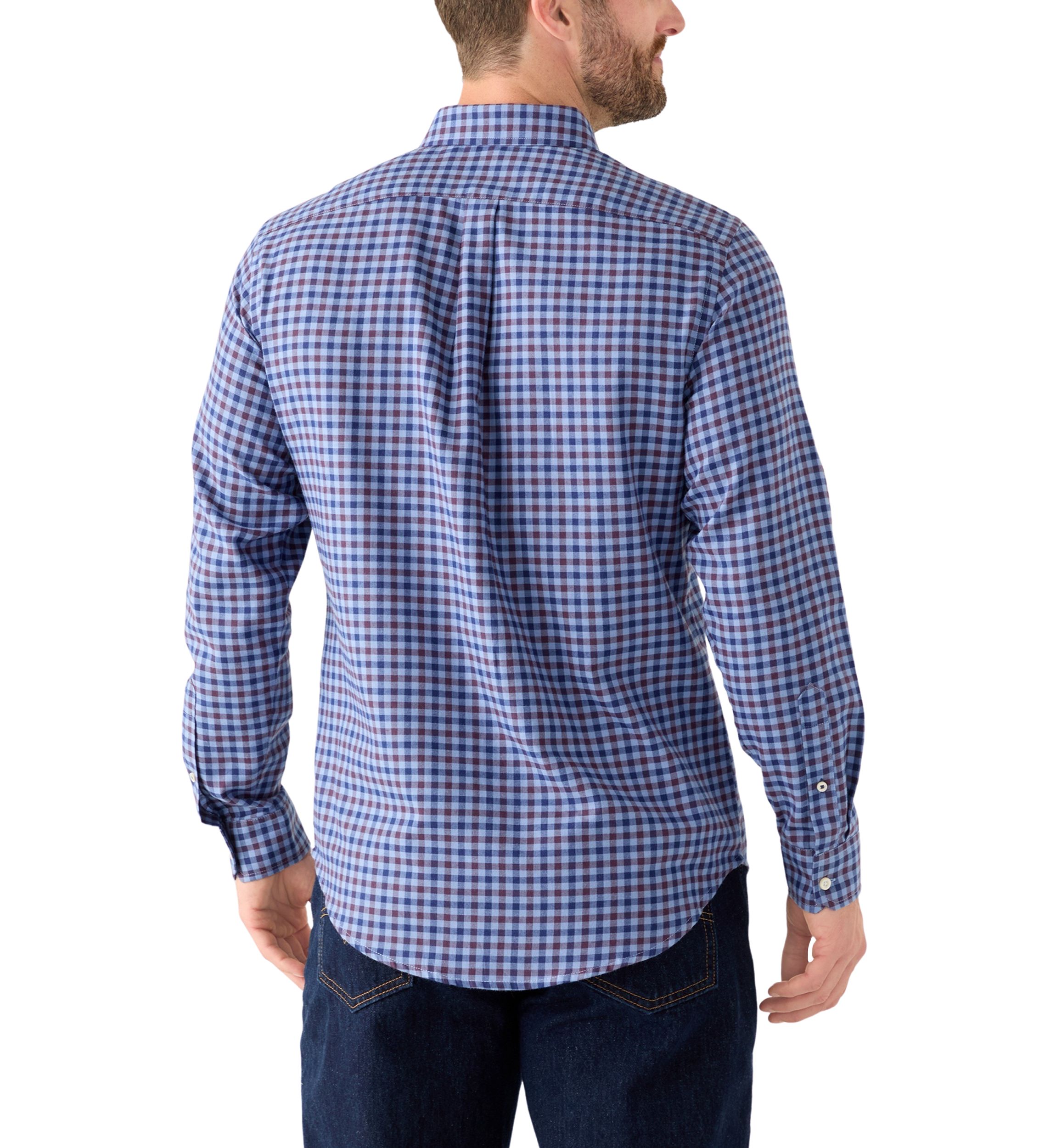 Lux Twill Printed Button Down Shirt